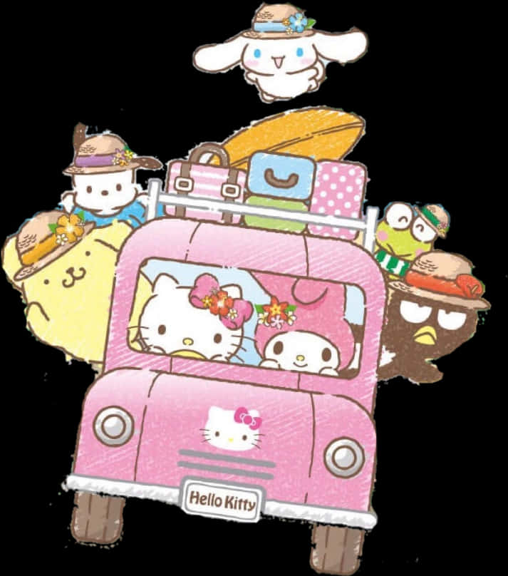 #sanrio #hellokitty #amigos #sanriocharacters #kawaii - 美樂蒂三麗鷗夏日，高清PNG下載