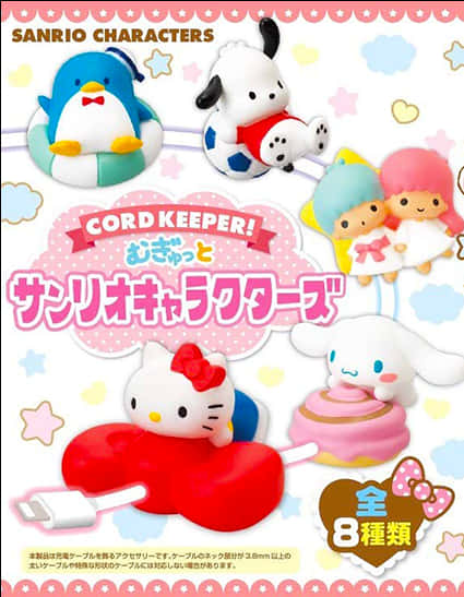繩結收納器三麗鷗角色 — Sanrio 壁紙