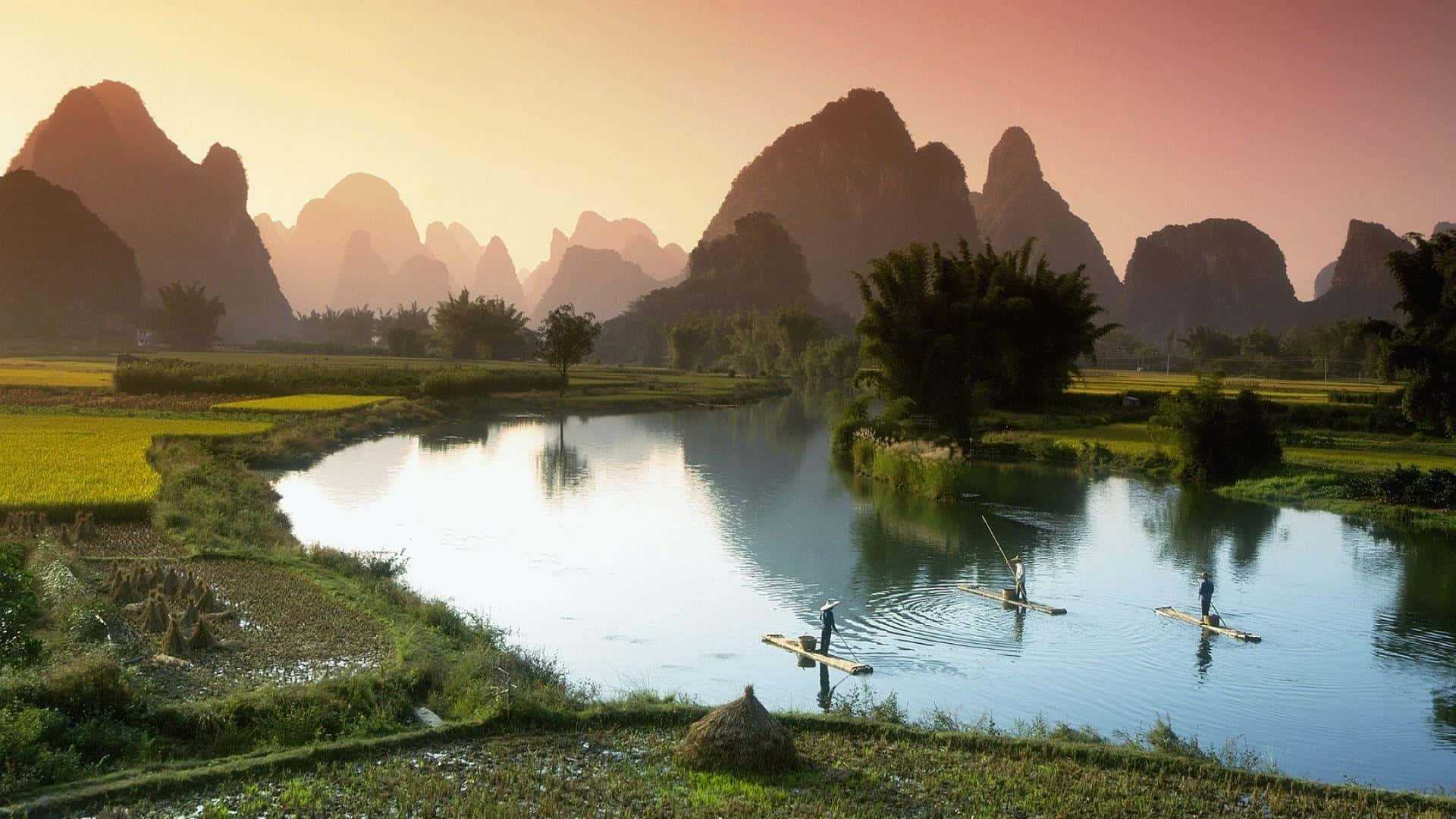 下龍灣如畫美景，越南聯合國教科文組織世界遺產 壁紙