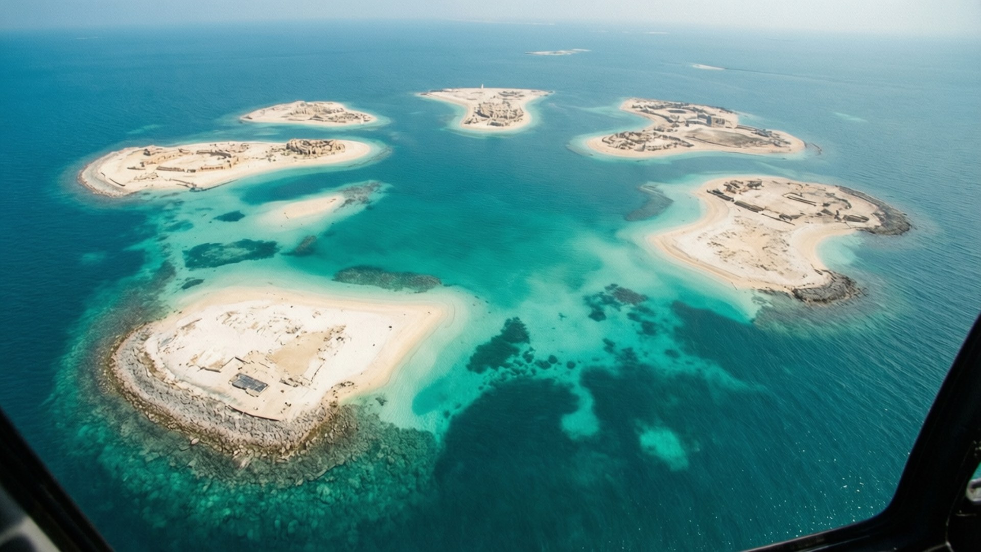 世界群島空拍 壁紙