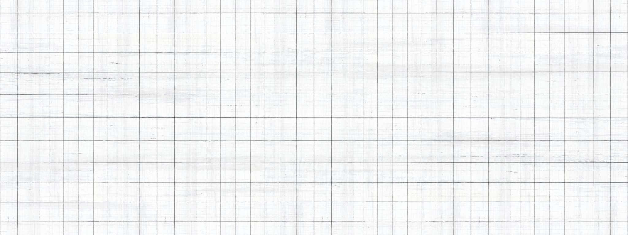 2048x768 桌布 壁紙 — 乾淨的白色背景，帶有微妙的灰色網格線，形成精確的方格紙圖案。