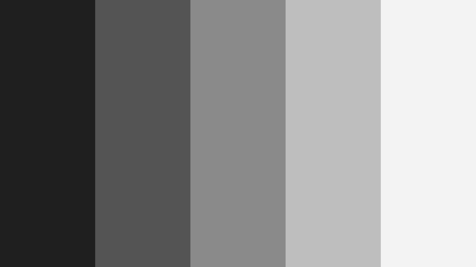 Black Gradient 桌布 壁紙 — 五條垂直漸變條紋從黑色過渡到白色，中間經過灰色色調。