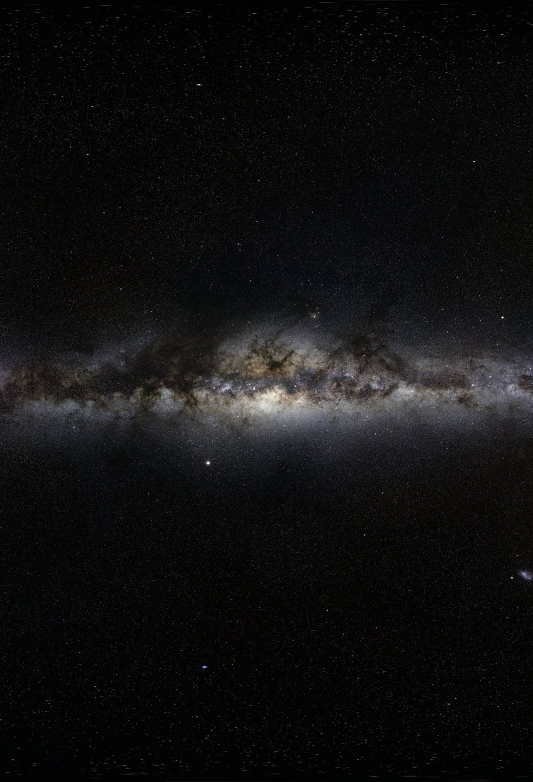 銀河系與星星和宇宙塵埃在夜空中