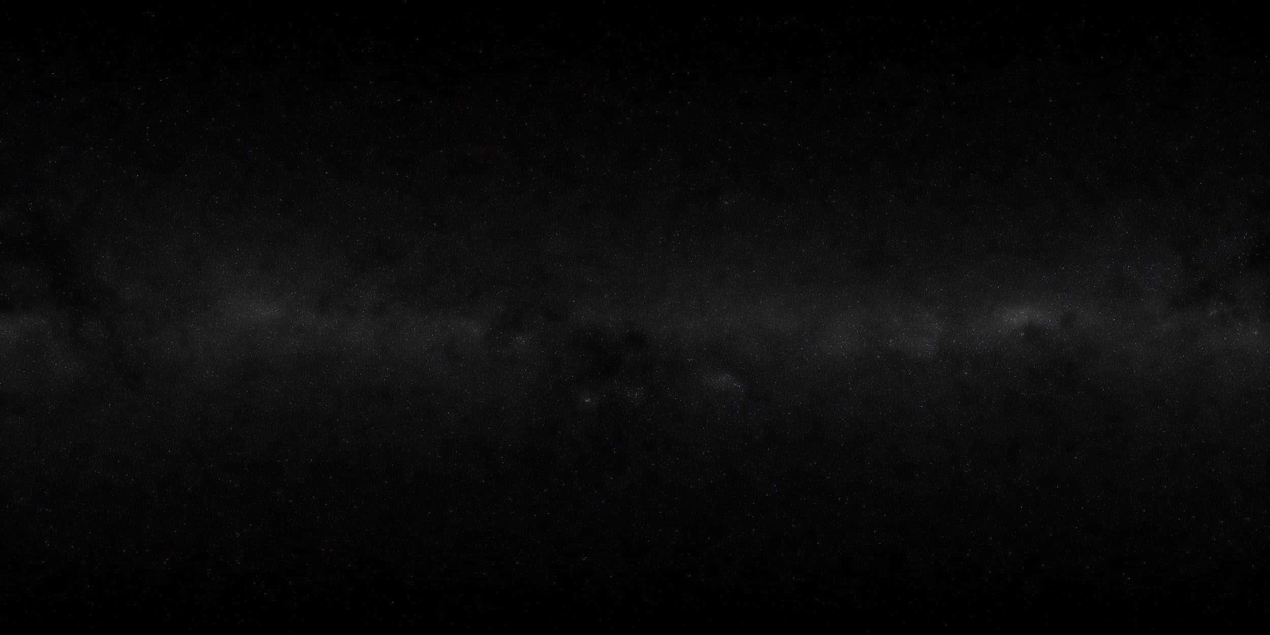 Black Space 桌布 壁紙 — 令人嘆為觀止的銀河系景觀，橫跨漆黑如墨的夜空，點綴著無數繁星。