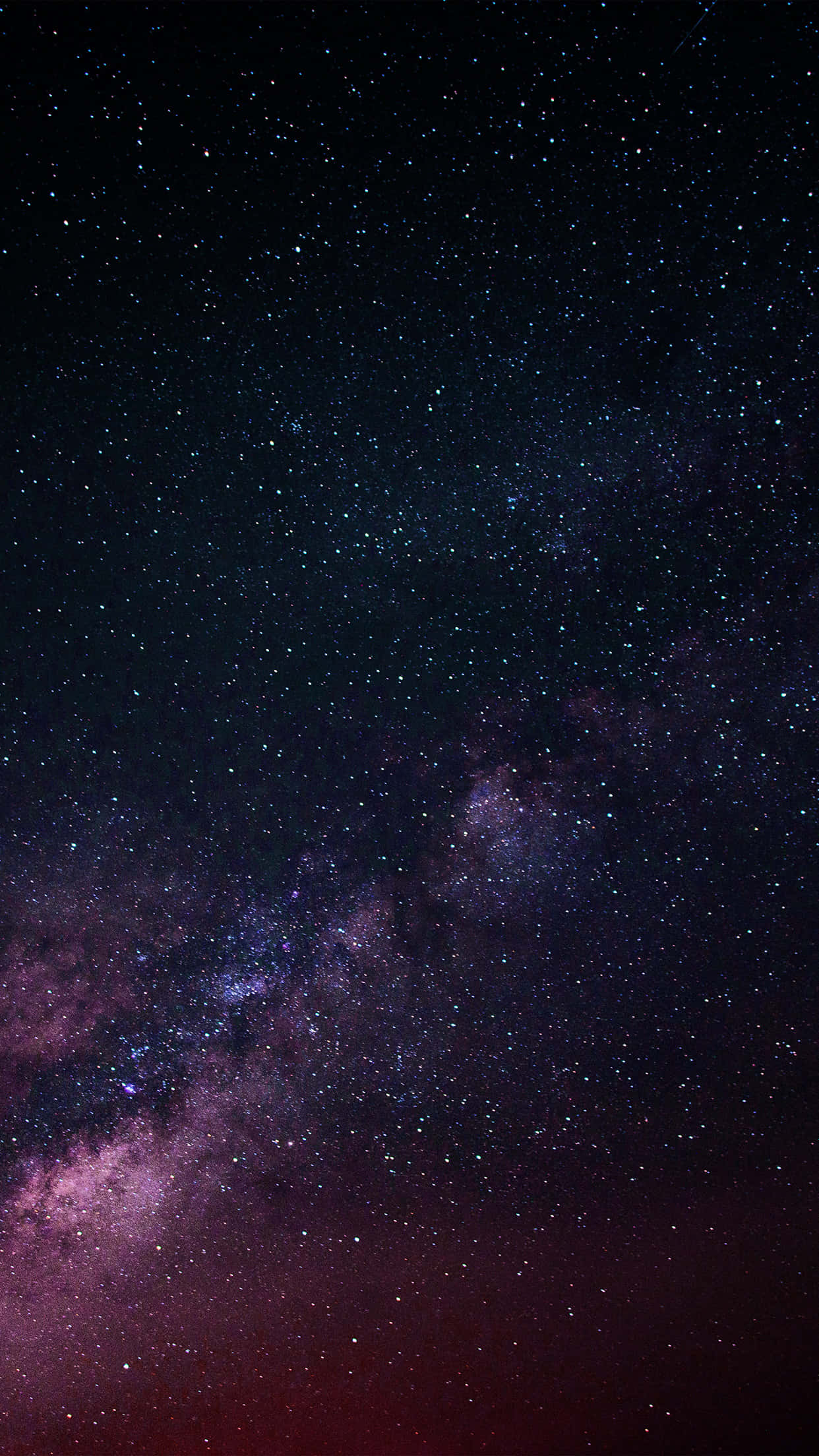 太空 桌布 壁紙 — 令人嘆為觀止的銀河系景觀，紫色和粉紅色的星雲在深邃的黑色夜空中閃耀。