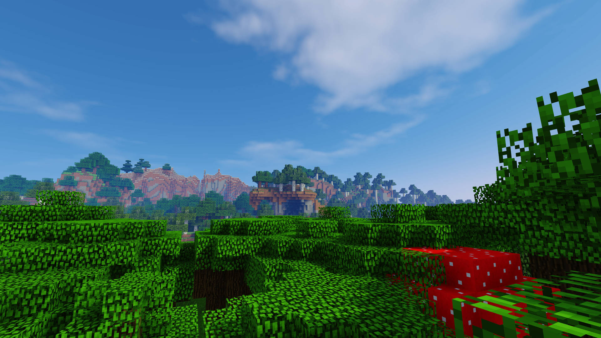 4K Minecraft風景設計 — 4K Minecraft 壁紙 壁紙
