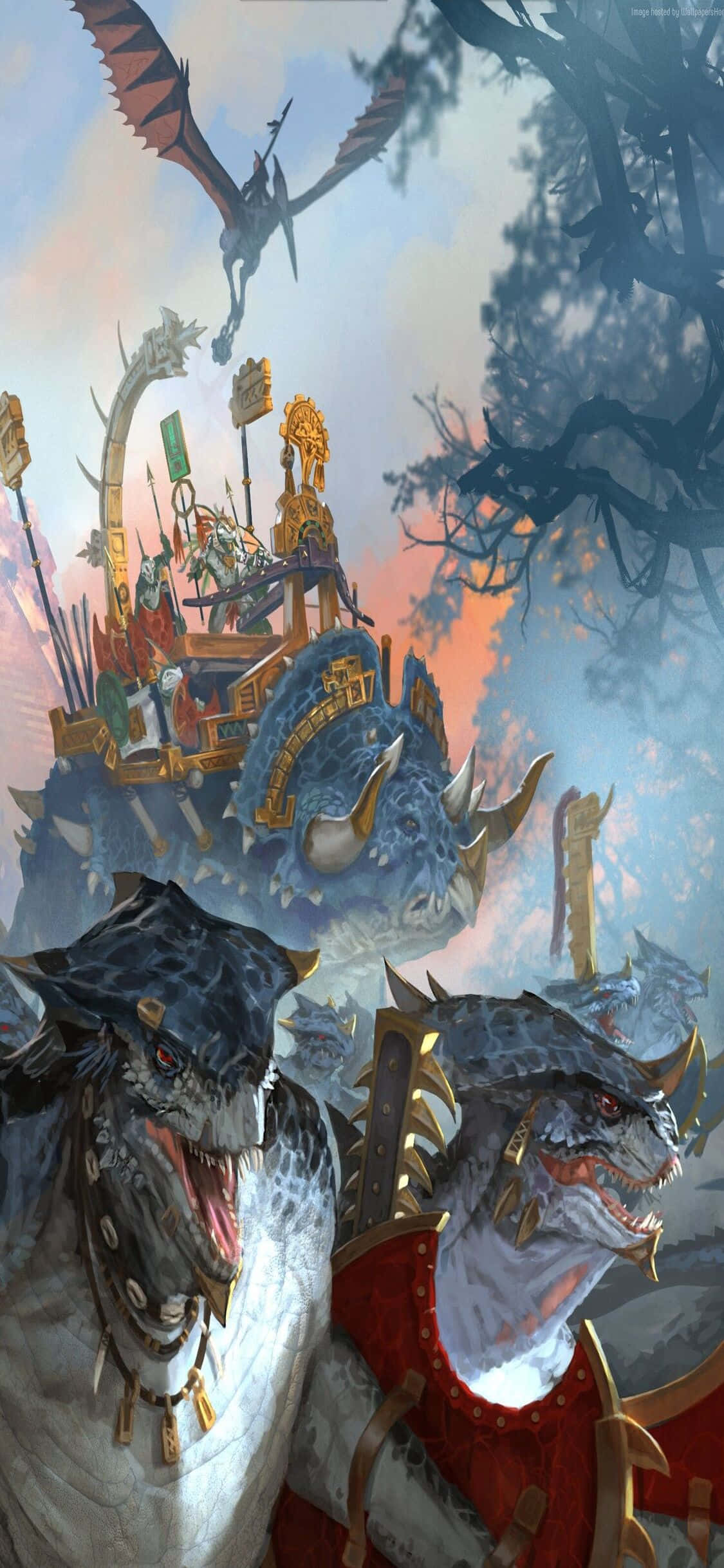 「以iPhone X與Total War Warhammer，將你的戰爭策略推向新高度」 壁紙