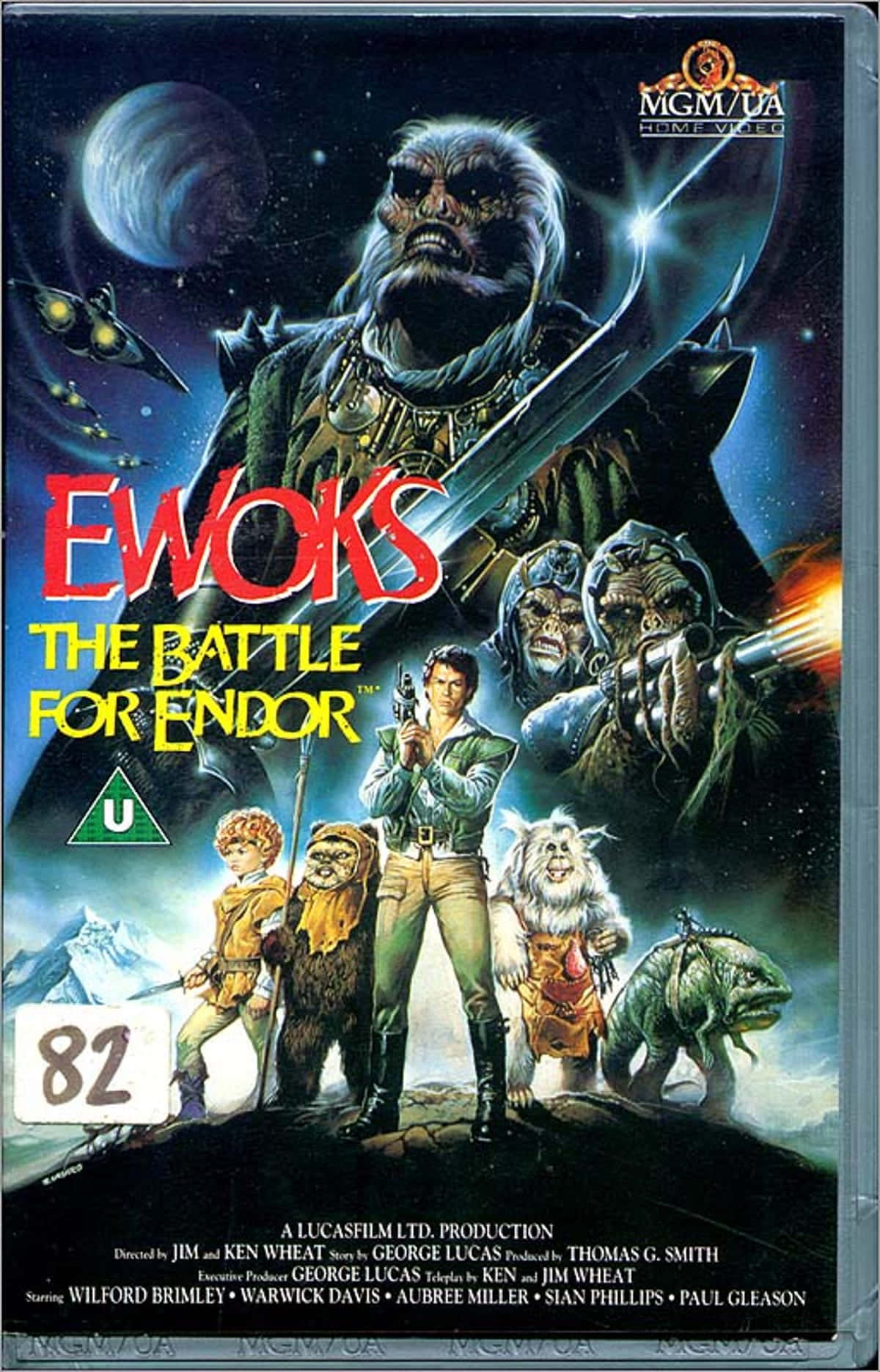 The Battle Of Endor 桌布 壁紙 — 伊沃克人與反抗軍在星空、行星和飛船的背景中，為恩多而戰，對抗黑暗身影。