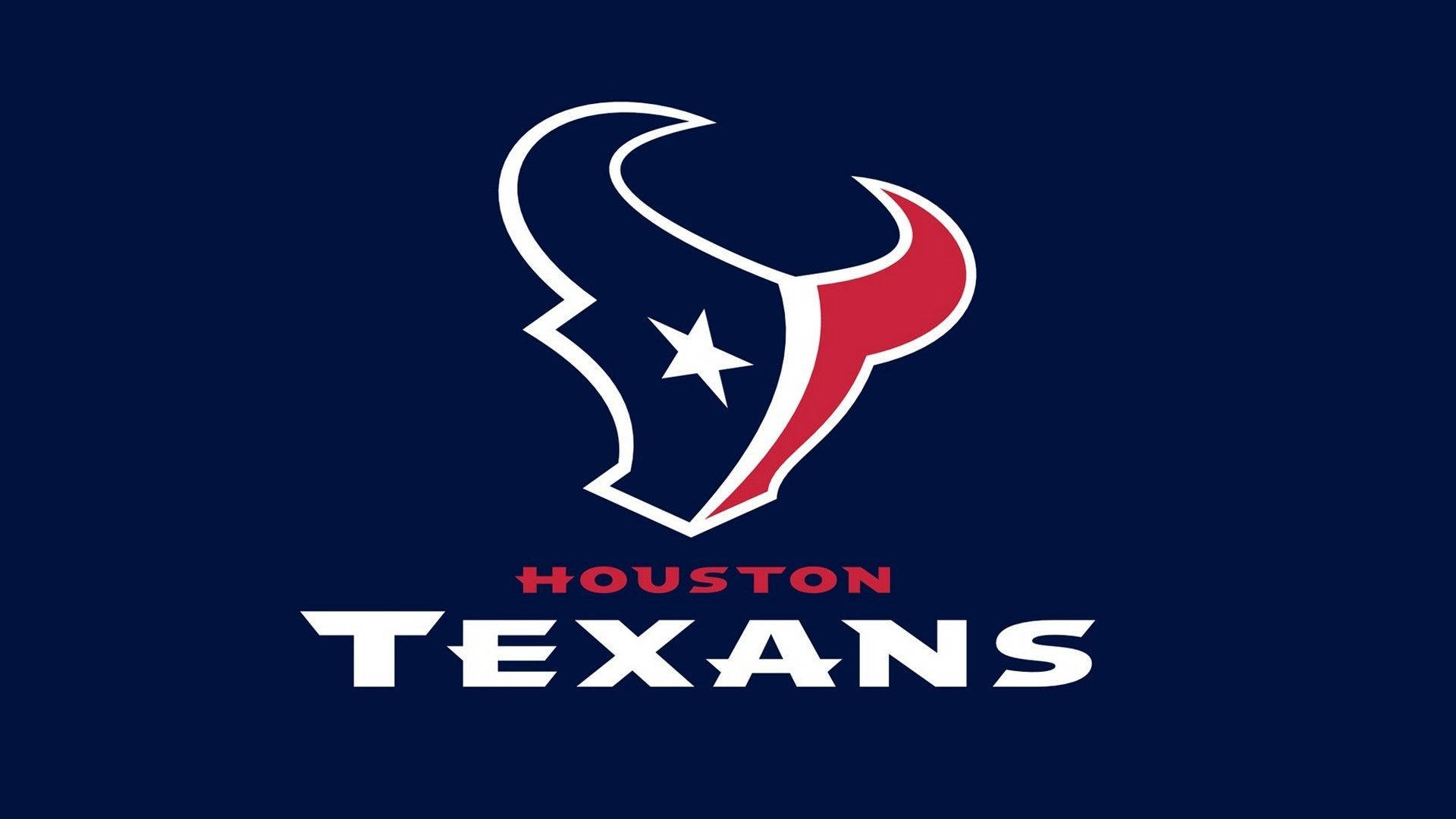 Texans 桌布 壁紙 — 休士頓德州人隊標誌，白色紅色和星星，海軍藍背景。