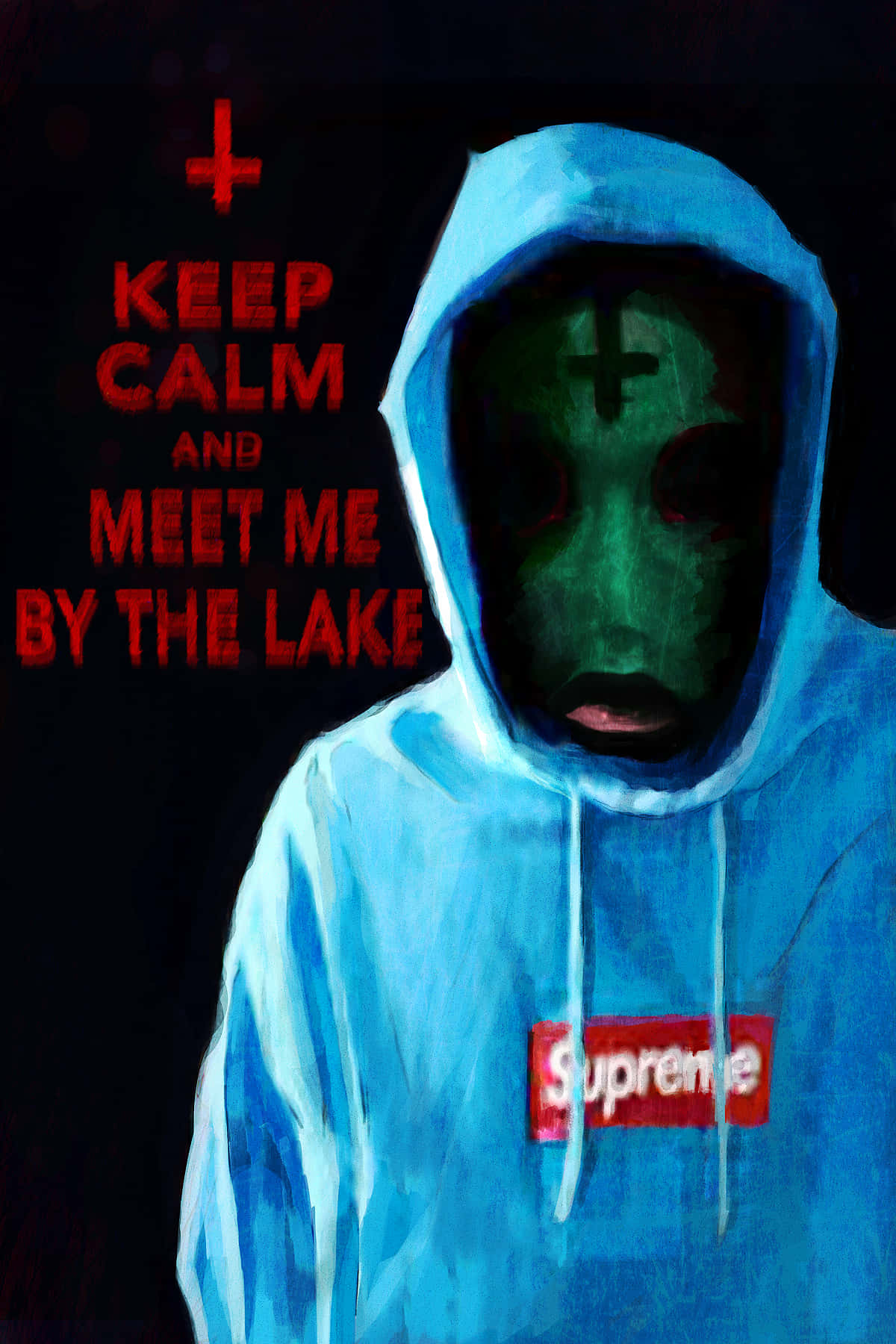 保持冷靜，在湖邊與我相會 — Supreme 壁紙
