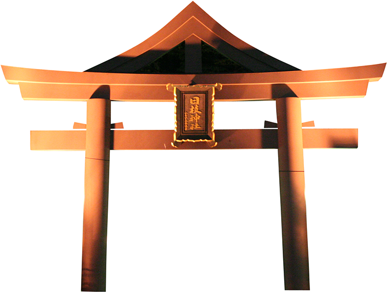 傳統日式鳥居門 壁紙