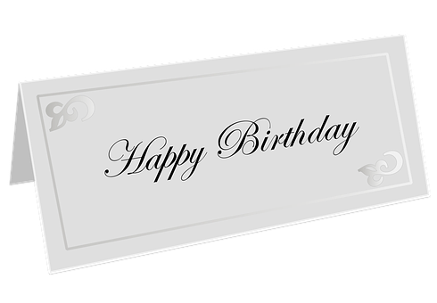優雅生日賀卡 壁紙