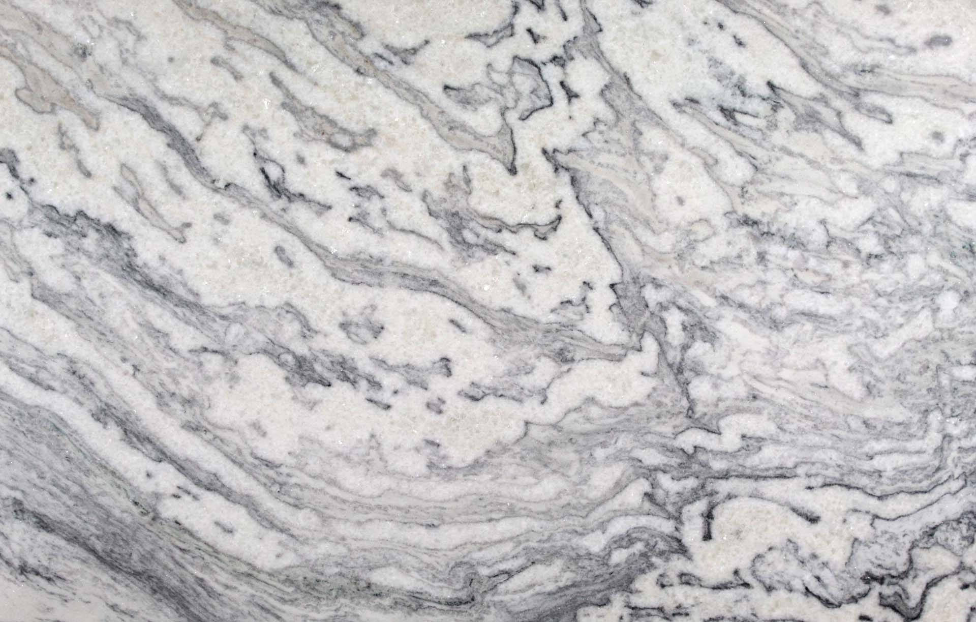 Marble 桌布 壁紙 — 優雅白色大理石的特寫，帶有漩渦狀灰色紋理，在柔和光線下閃爍微妙光澤。