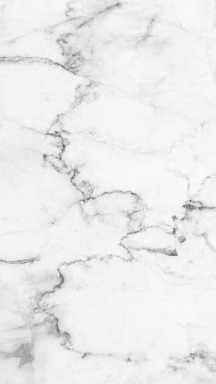 Granite 桌布 壁紙 — 優雅白色大理石的特寫，帶有複雜的灰色紋理圖案。