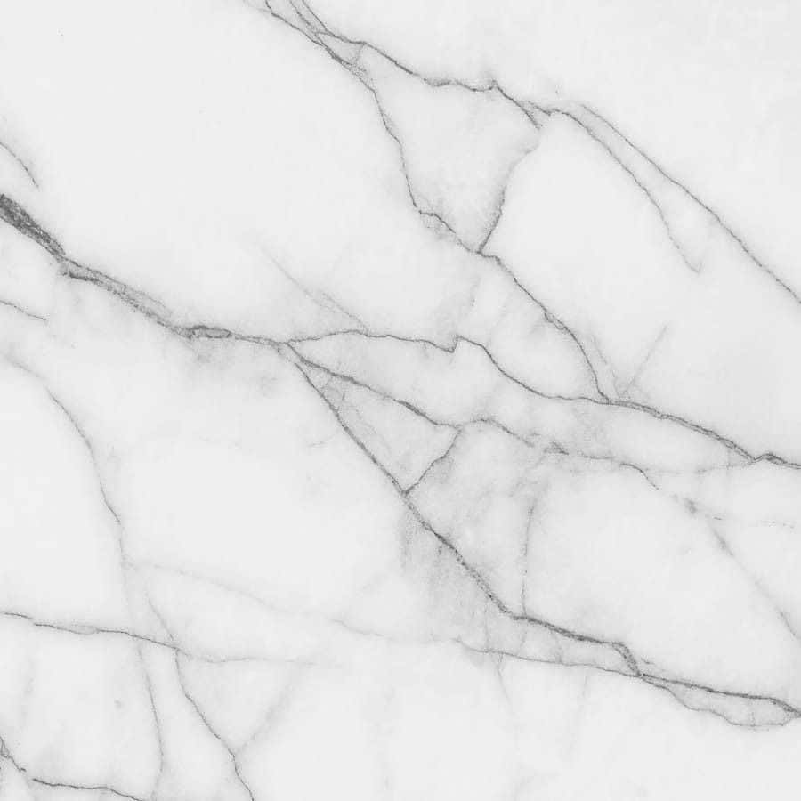 Marble Texture 桌布 壁紙 — 優雅白色大理石的特寫，帶有複雜的灰色紋理圖案。