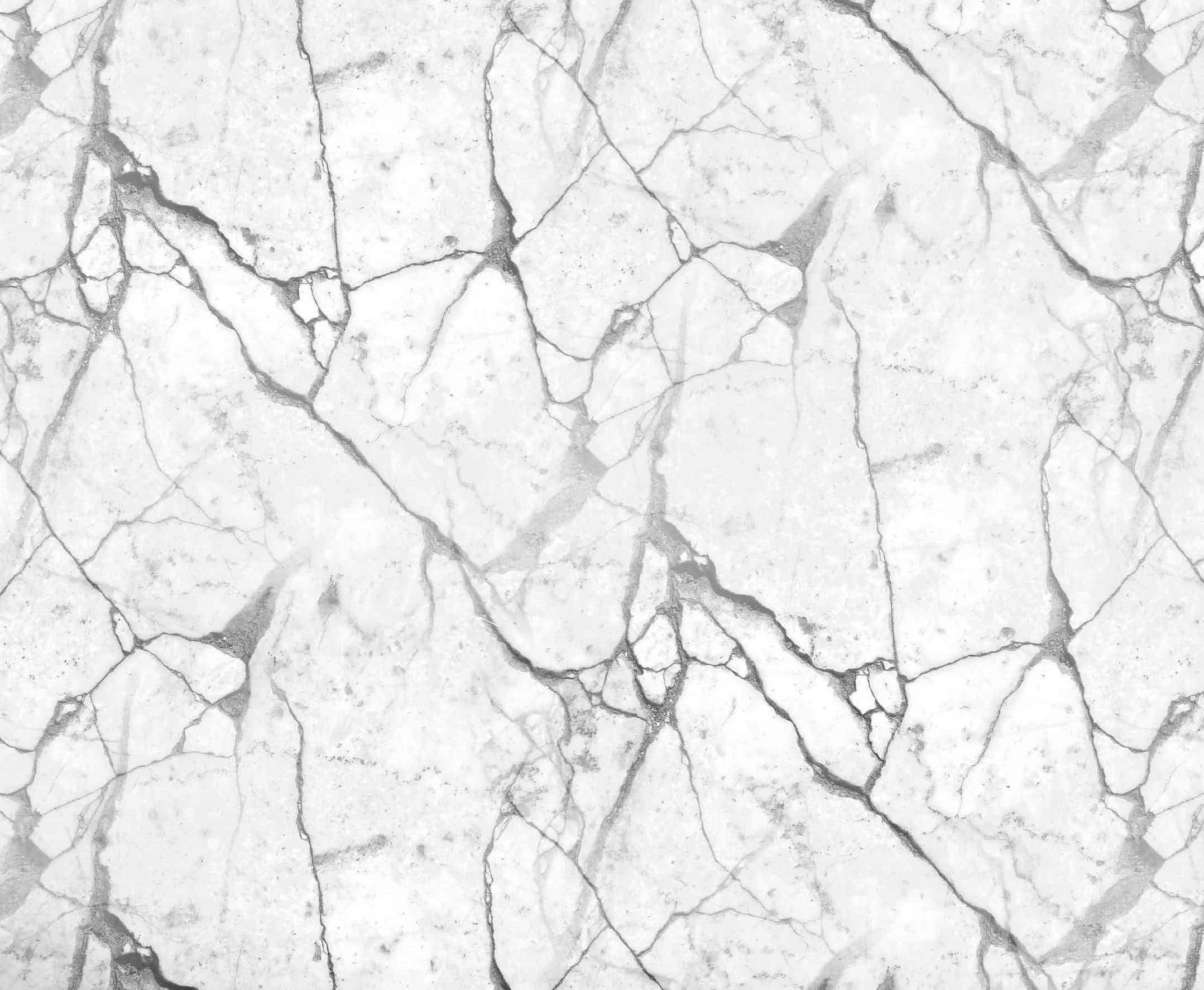 Granite 桌布 壁紙 — 優雅白色大理石的近距離特寫，帶有複雜的灰色紋理和天然石材質感。
