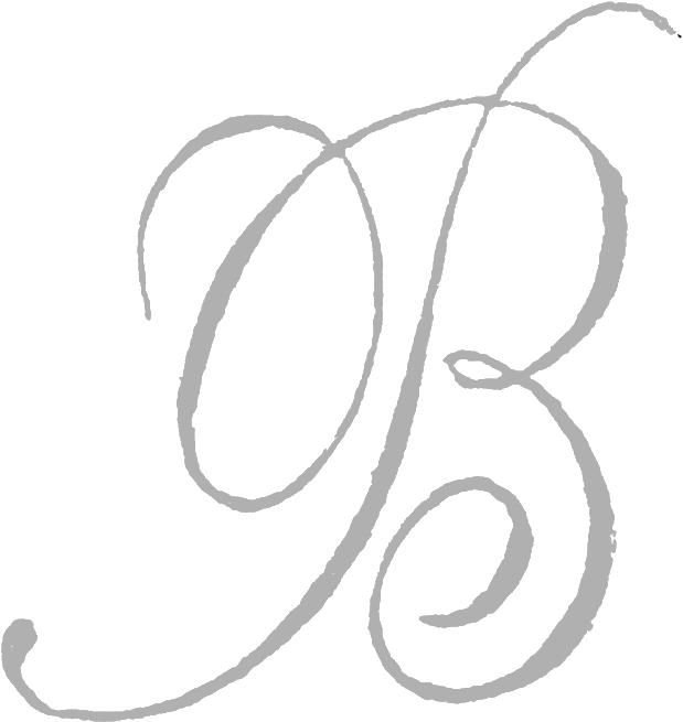 字母B 桌布 壁紙 — 優雅的銀色草書字母B在純黑色背景上旋轉，帶有柔軟的筆觸紋理。