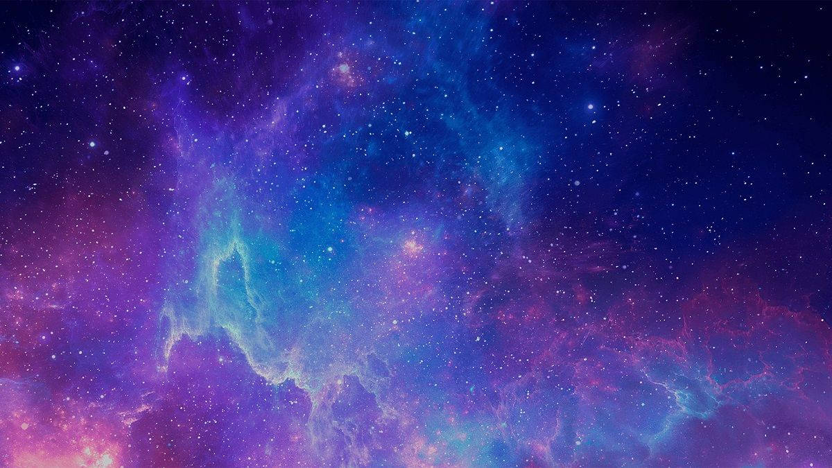 色彩繽紛的宇宙星雲，在深空中帶有發光的雲層和散落的星星。 — Microsoft 壁紙