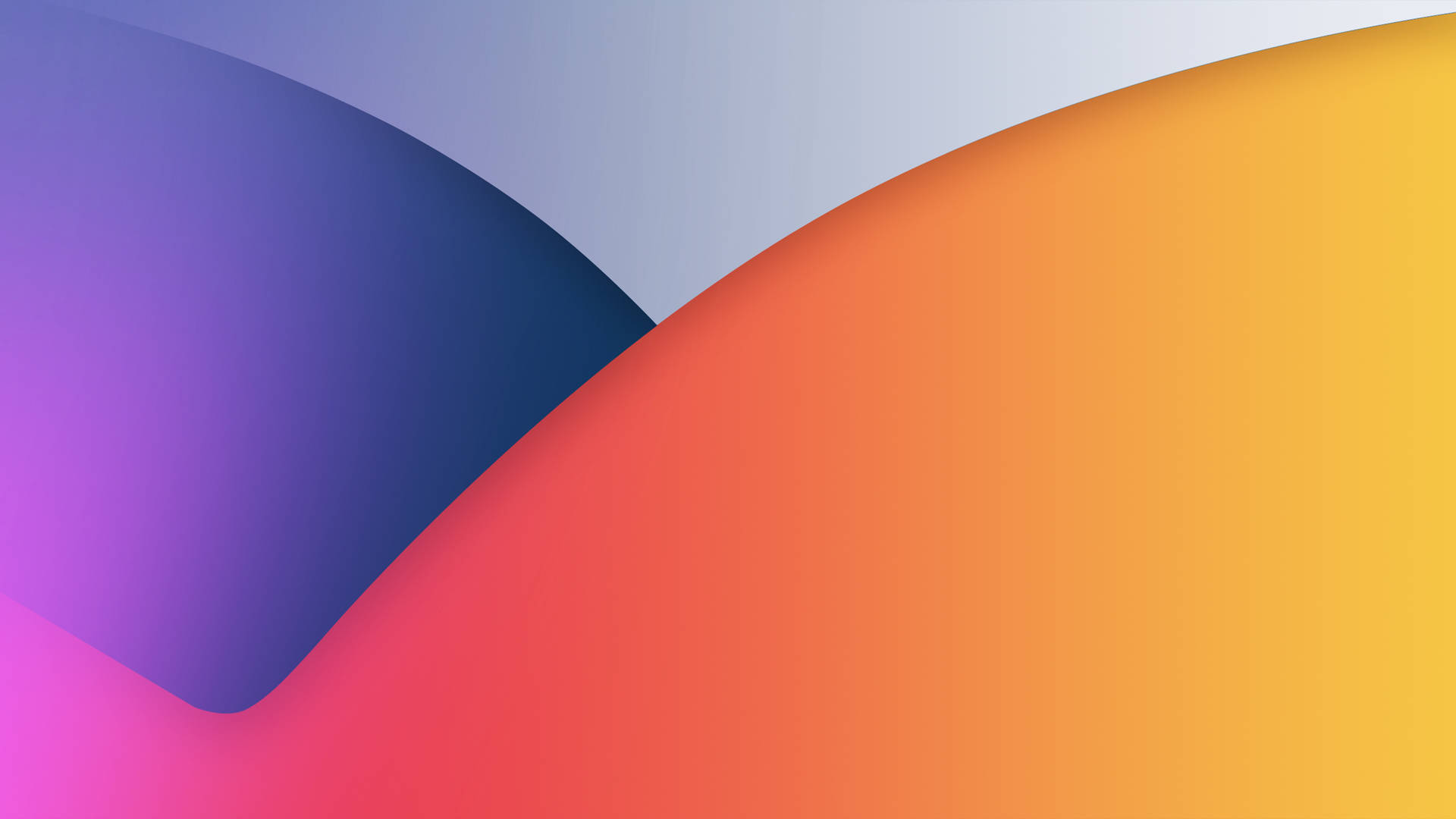 具有流動色彩漸變的抽象數位藝術作品。 — iOS 14 GIF 壁紙