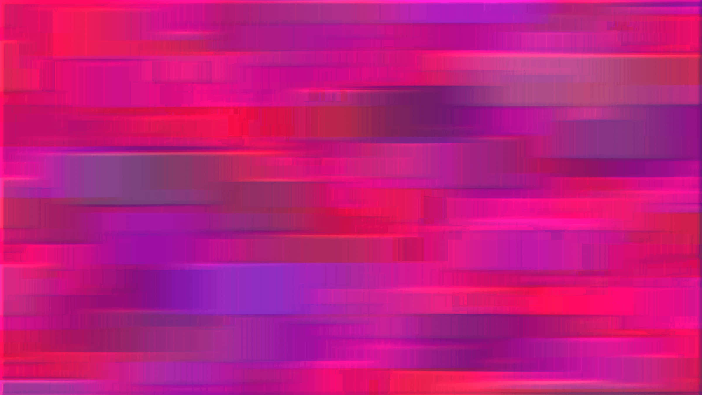 Glitch 桌布 壁紙 — 充滿活力的抽象數位藝術作品，帶有洋紅色粉紅和紫色的條紋，營造出動態的運動模糊效果。