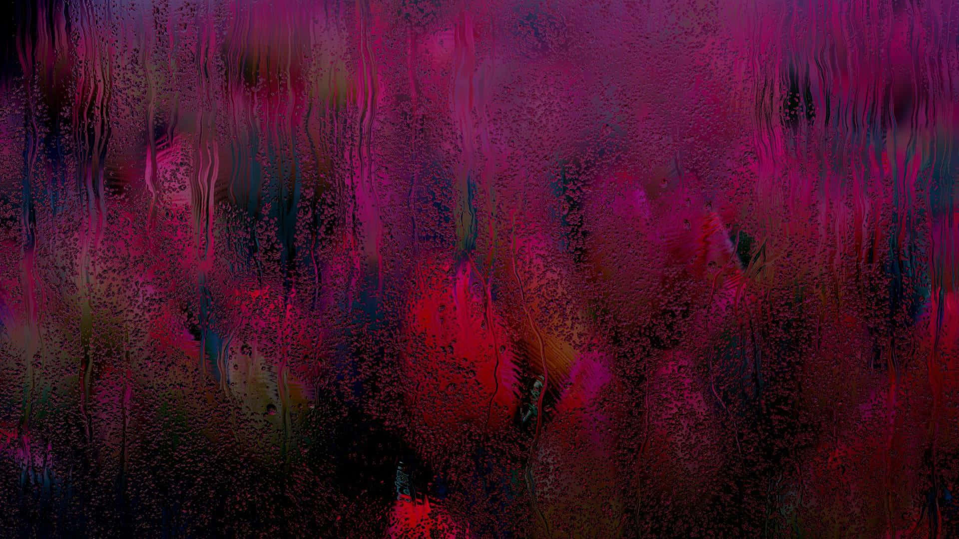 Cool Pink 桌布 壁紙 — 充滿活力的抽象洋紅色、深紅色和深紫色漩渦與條紋紋理和斑點細節融為一體。