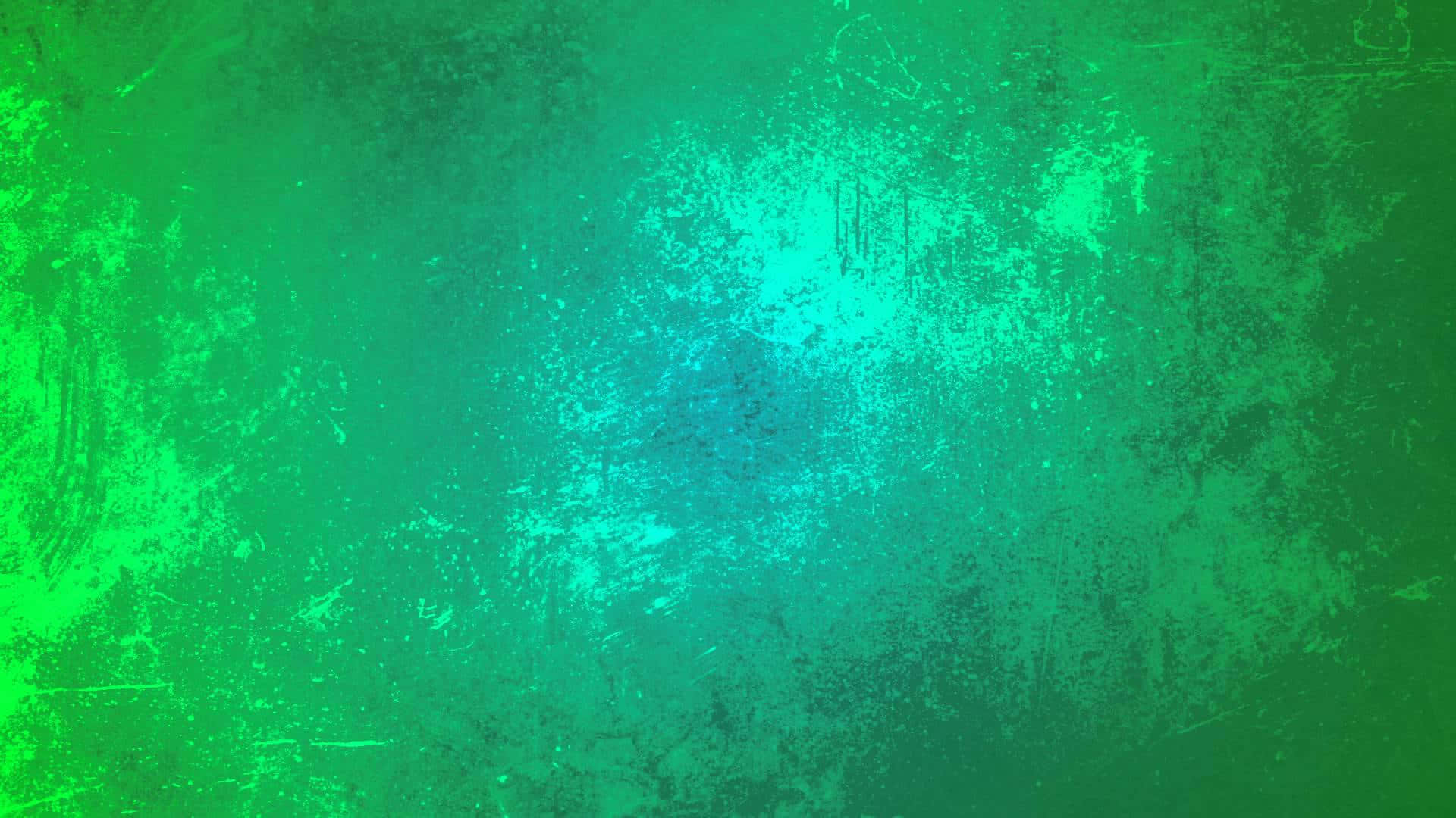 YouTube縮圖 桌布 壁紙 — 充滿活力的抽象紋理，帶有分層的綠色和藍綠色色調以及磨損的筆觸效果。