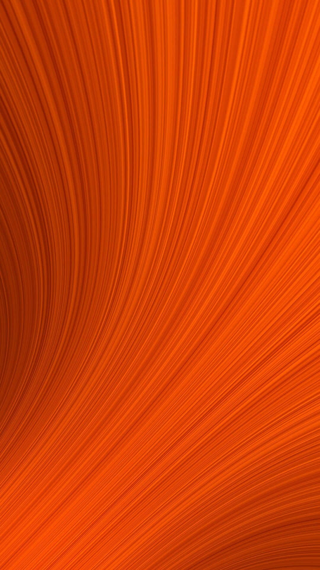 Orange iPhone 桌布 壁紙 — 充滿活力的橙色抽象圖案，流動的曲線營造出動態的視覺紋理。