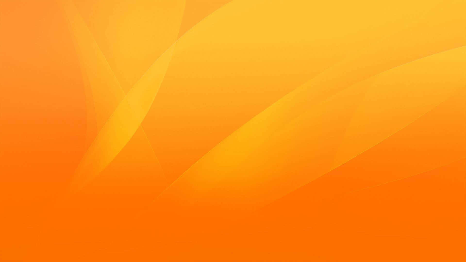 Orange Desktop 桌布 壁紙 — 充滿活力的橙色漸變，帶有柔和流動的光線條紋，營造出溫暖的抽象背景。