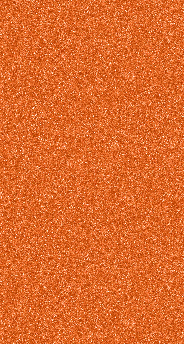 Orange Glitter 桌布 壁紙 — 充滿活力的橙色閃粉質感，表面覆蓋著閃爍的白色斑點。