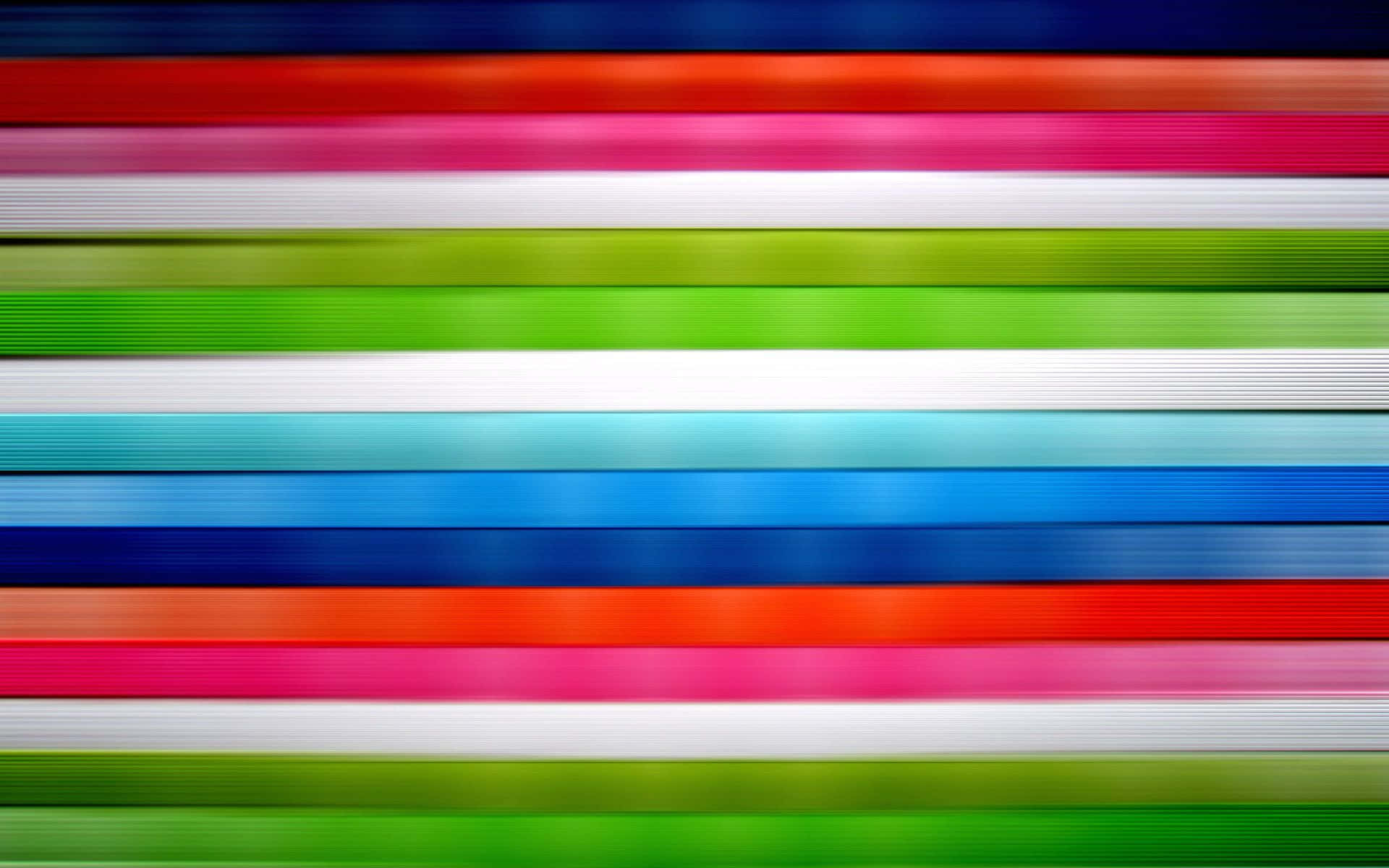 colors 桌布 壁紙 — 充滿活力的水平條紋，帶有動態模糊的色彩，創造出大膽的紅、綠、藍、白相間的動態抽象圖案。