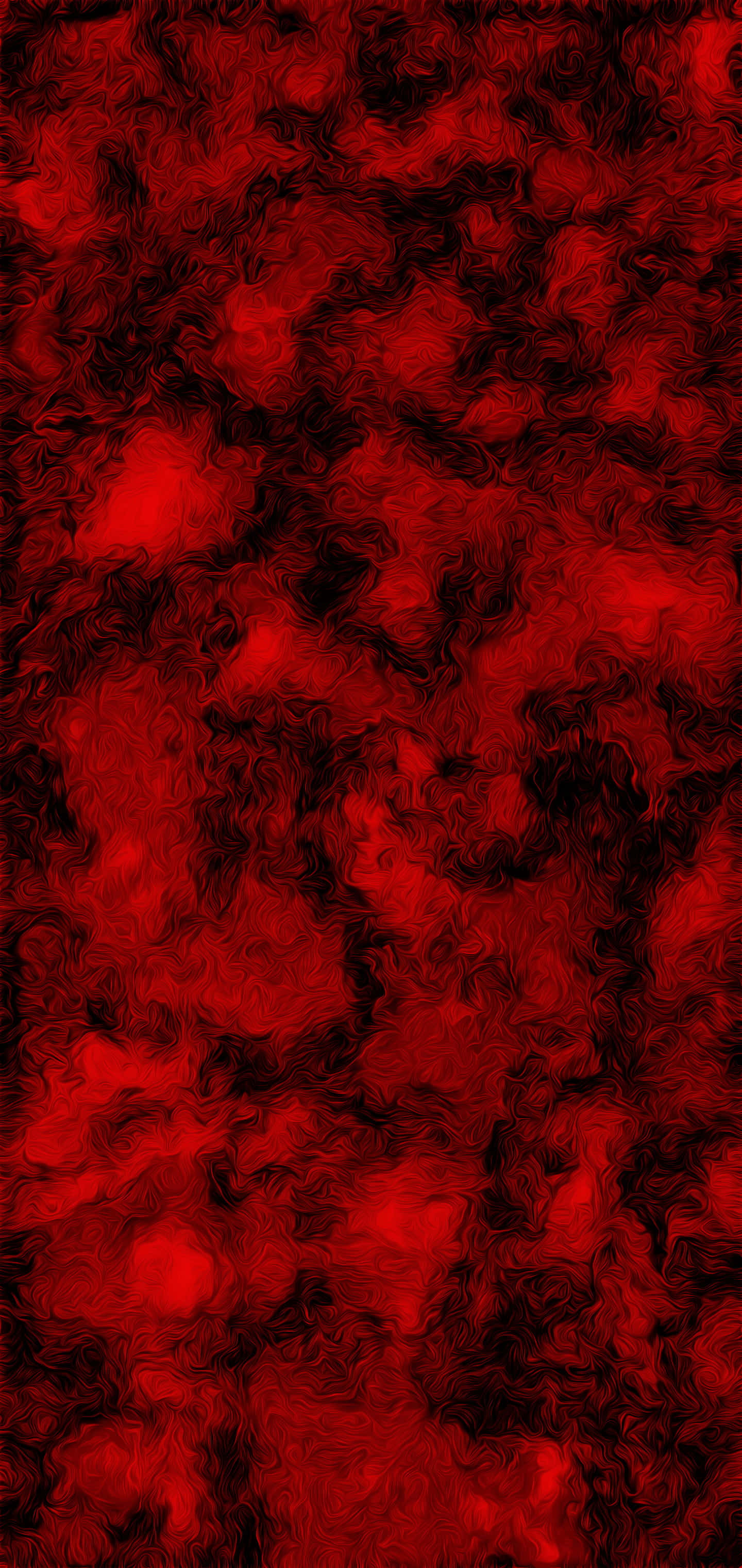 Dark Red Aesthetic 桌布 壁紙 — 充滿活力的深紅色和深黑色漩渦創造出動態的抽象圖案，具有流暢、有紋理的運動。