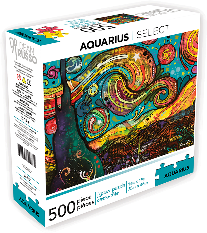 aquarius 桌布 壁紙 — 充滿活力的漩渦迷幻藝術作品，帶有宇宙圖案和風格化的樹木，映襯著色彩繽紛的抽象風景。