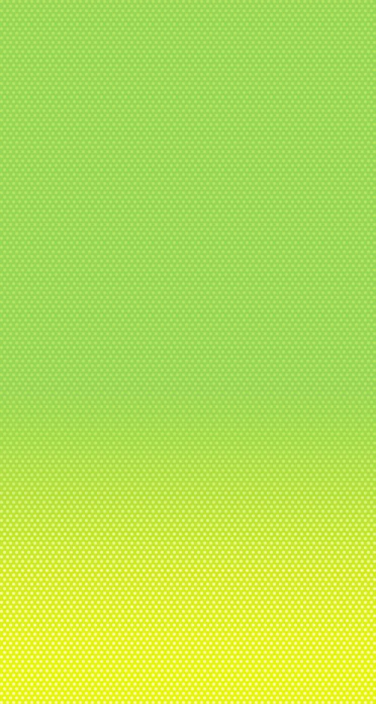 iPhone 5c 桌布 壁紙 — 充滿活力的漸變壁紙，從萊姆綠色過渡到黃色，帶有微妙的半色調點狀圖案。