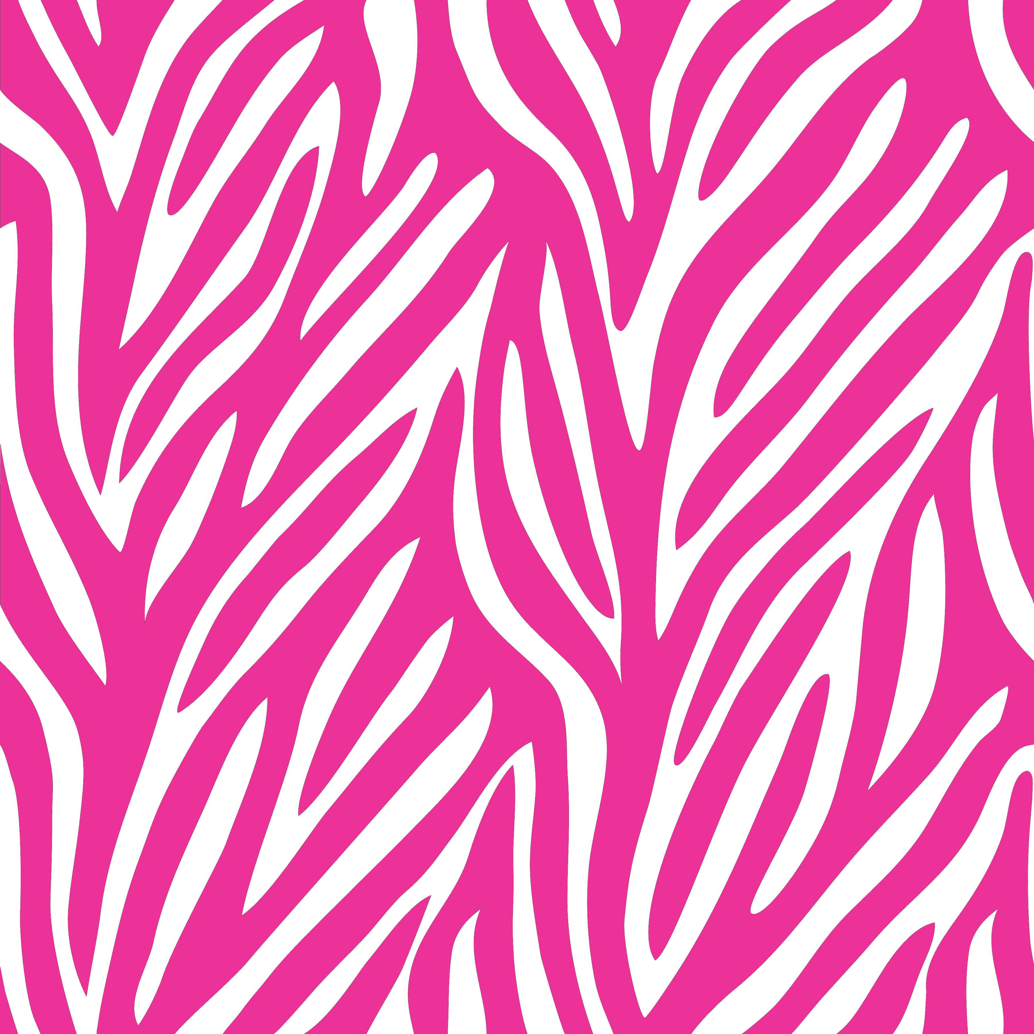 Stripes 桌布 壁紙 — 充滿活力的粉紅和白色斑馬條紋圖案以大膽的圖形設計填滿畫面。