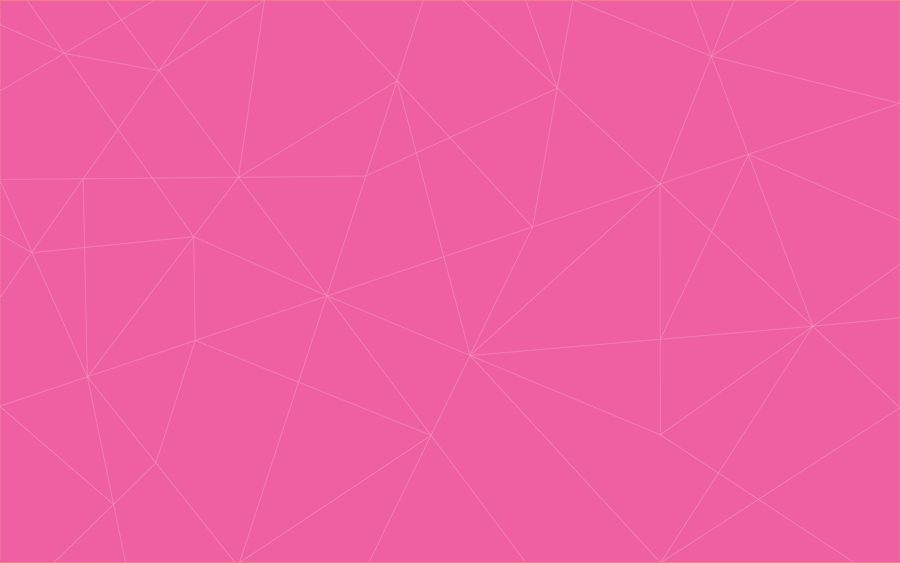 Plain Pink Desktop 桌布 壁紙 — 充滿活力的粉紅色背景，飾有精緻的白色幾何三角形圖案。