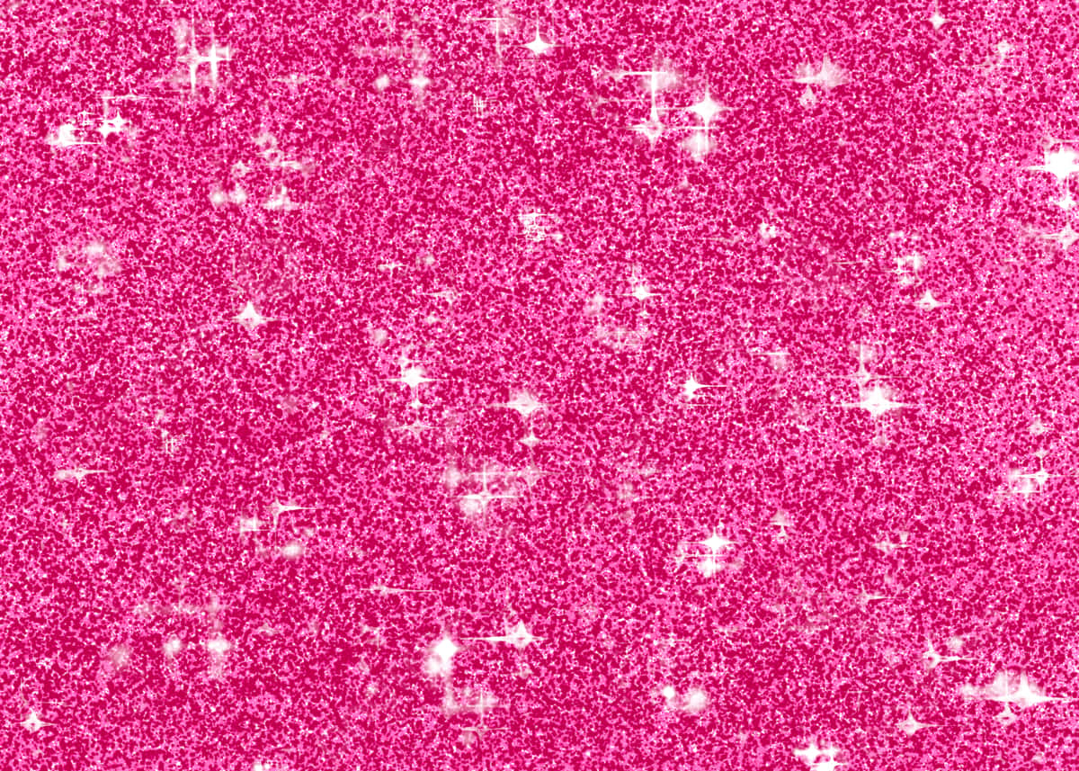 Pink Sparkly 桌布 壁紙 — 充滿活力的粉紅閃粉紋理，帶有閃閃發光的白色斑點，營造出節日氣氛和引人注目的表面。