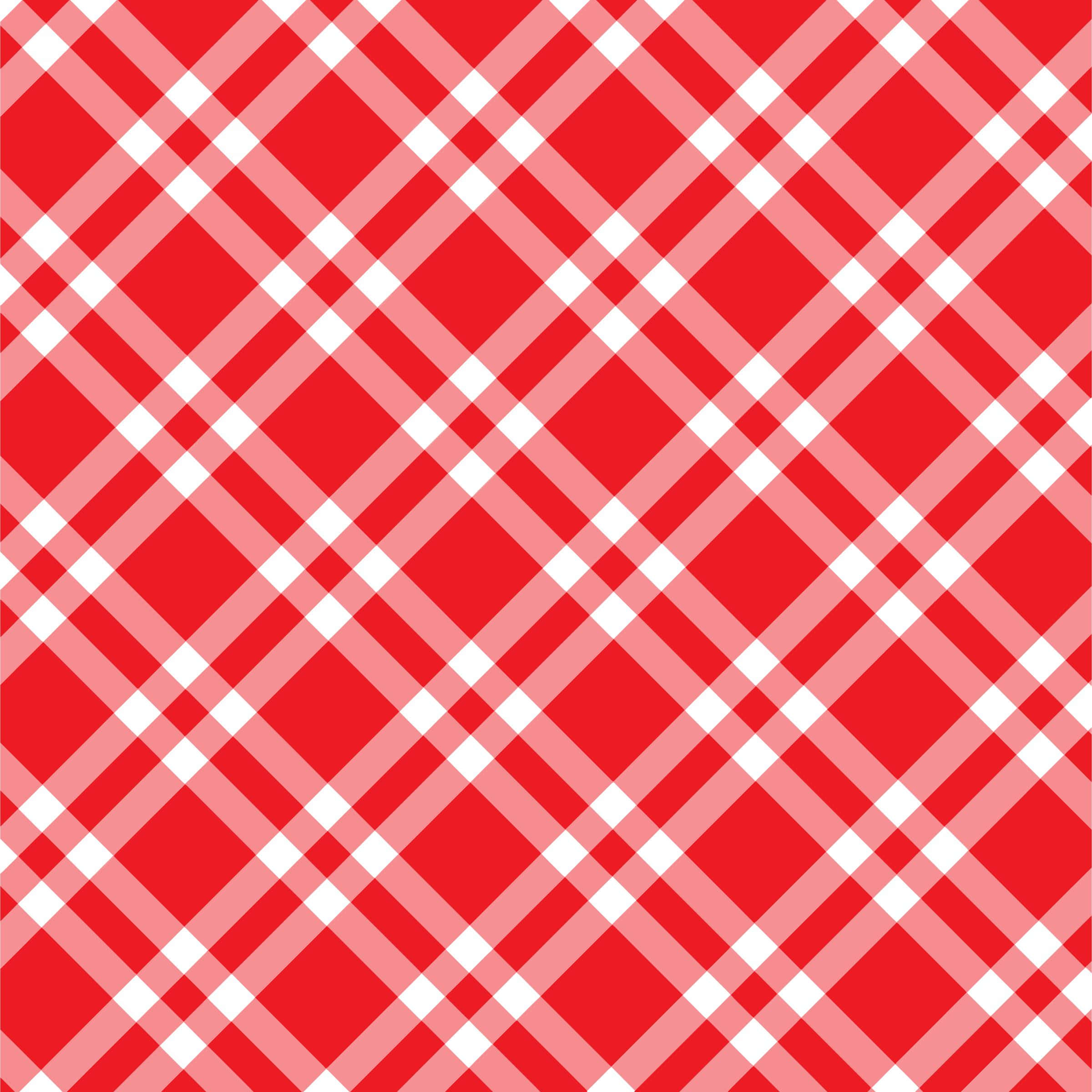 Checkered 桌布 壁紙 — 充滿活力的紅白格子圖案，帶有對角線條，在整個框架中形成菱形形狀。