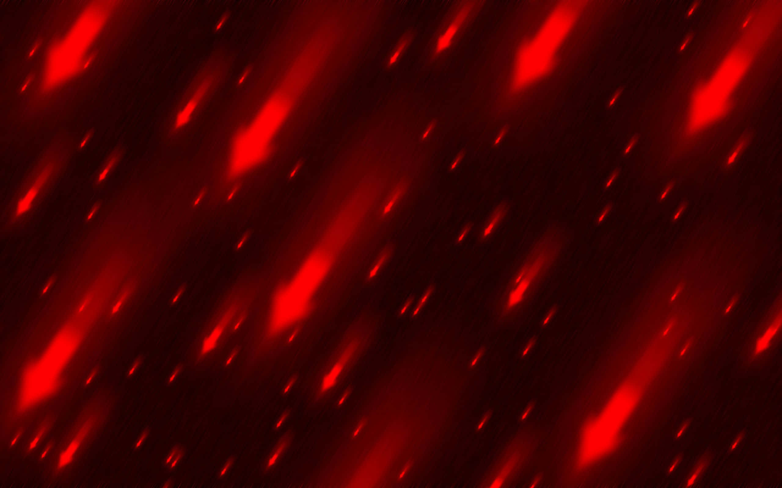 Cool Red 桌布 壁紙 — 充滿活力的紅色光條在深黑色背景上對角模糊，營造出動態的抽象運動效果。