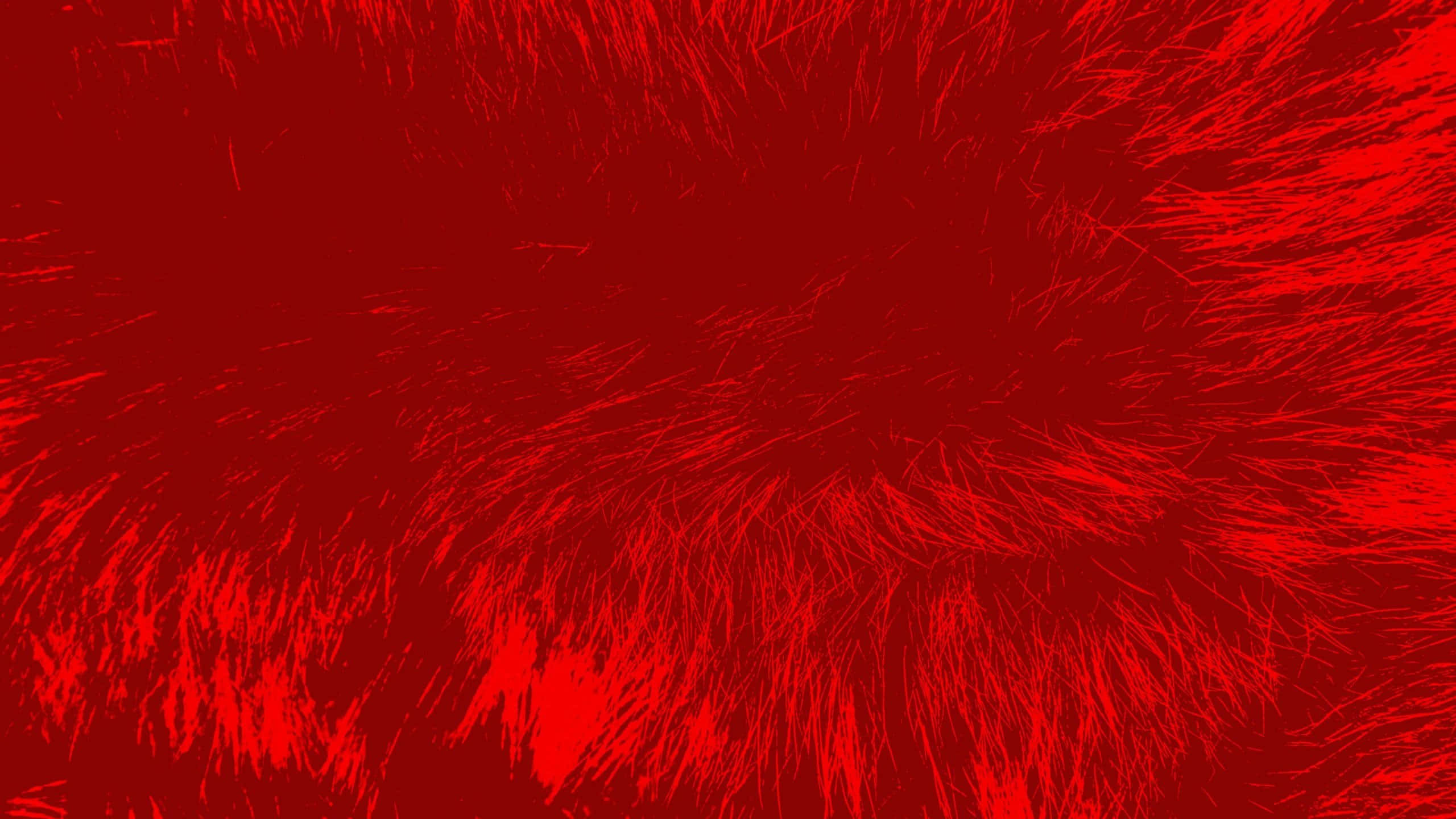 Red Texture 桌布 壁紙 — 充滿活力的紅色抽象紋理，帶有放射狀的筆觸線條，營造出動感十足的能量圖案。