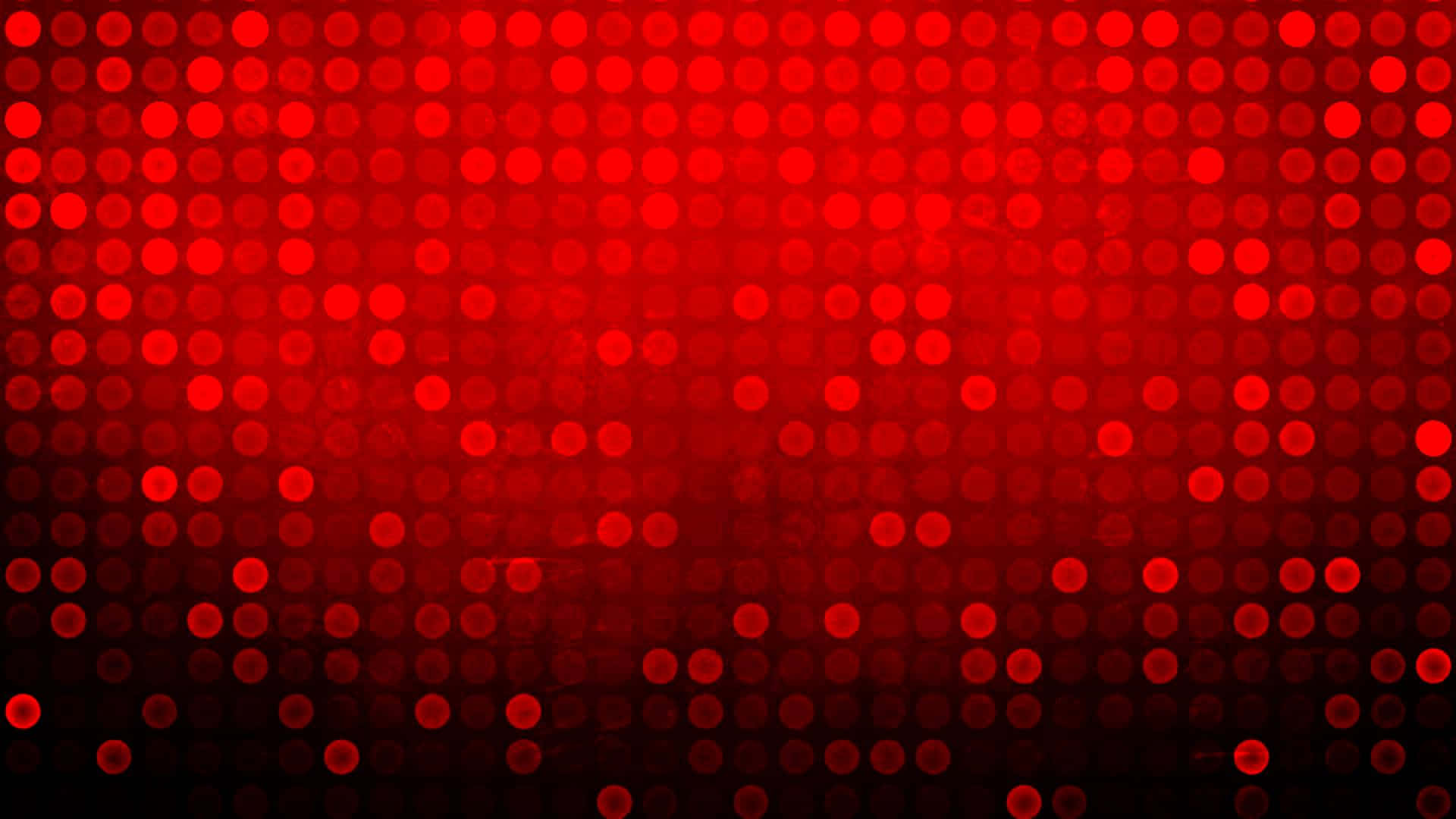 Neon Red Aesthetic 桌布 壁紙 — 充滿活力的紅色漸變壁紙，帶有發光的圓形點，底部漸變為黑色。
