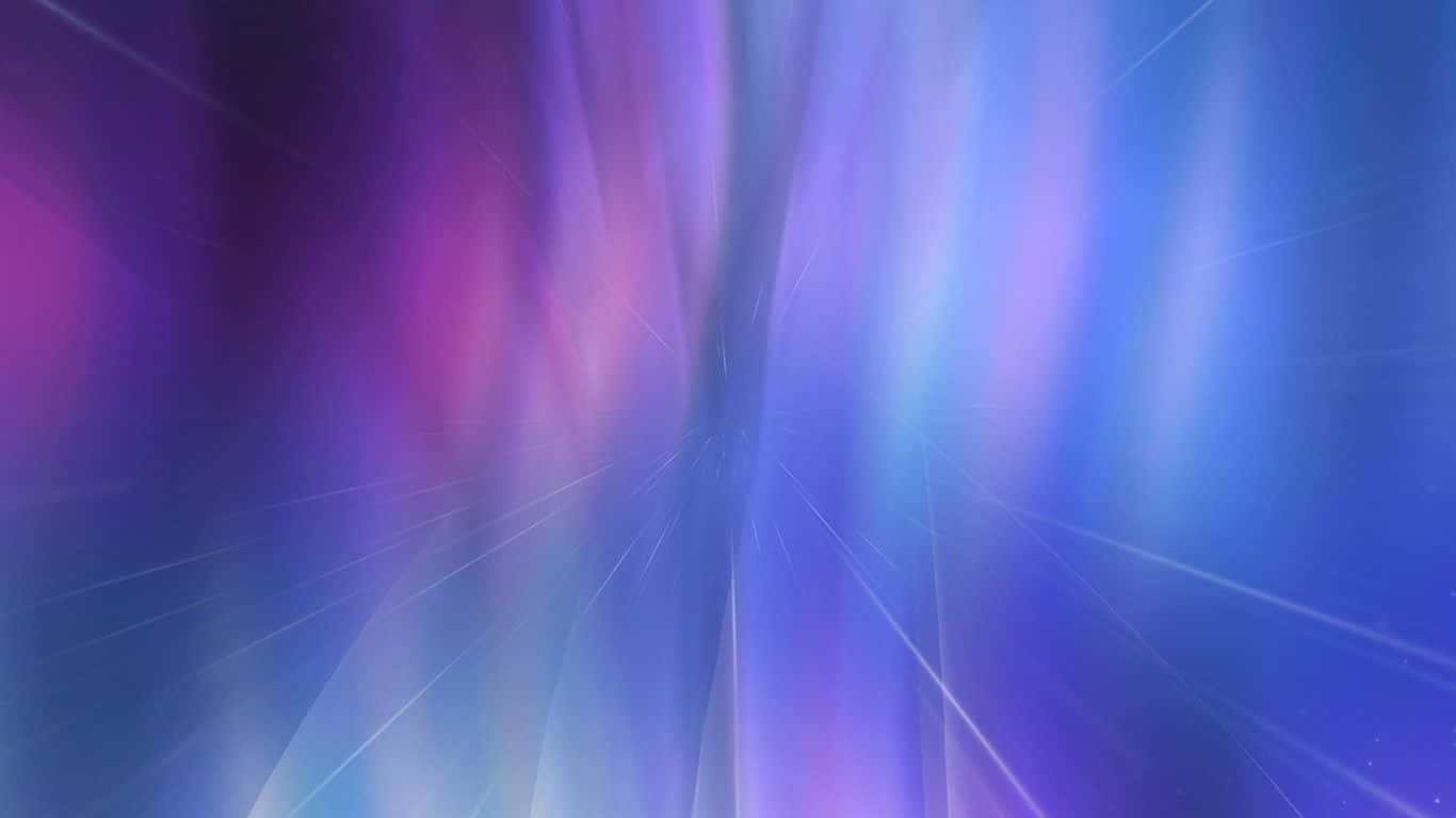 Purple And Blue 桌布 壁紙 — 充滿活力的紫色和藍色抽象條紋在動態數位爆發中向外輻射。