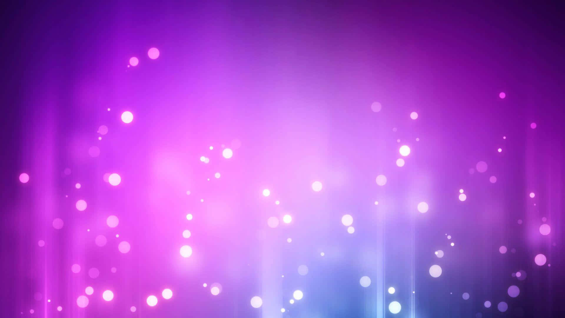 Blue And Purple 桌布 壁紙 — 充滿活力的紫色和藍色漸變背景，帶有發光散景燈光和柔和的垂直光條。
