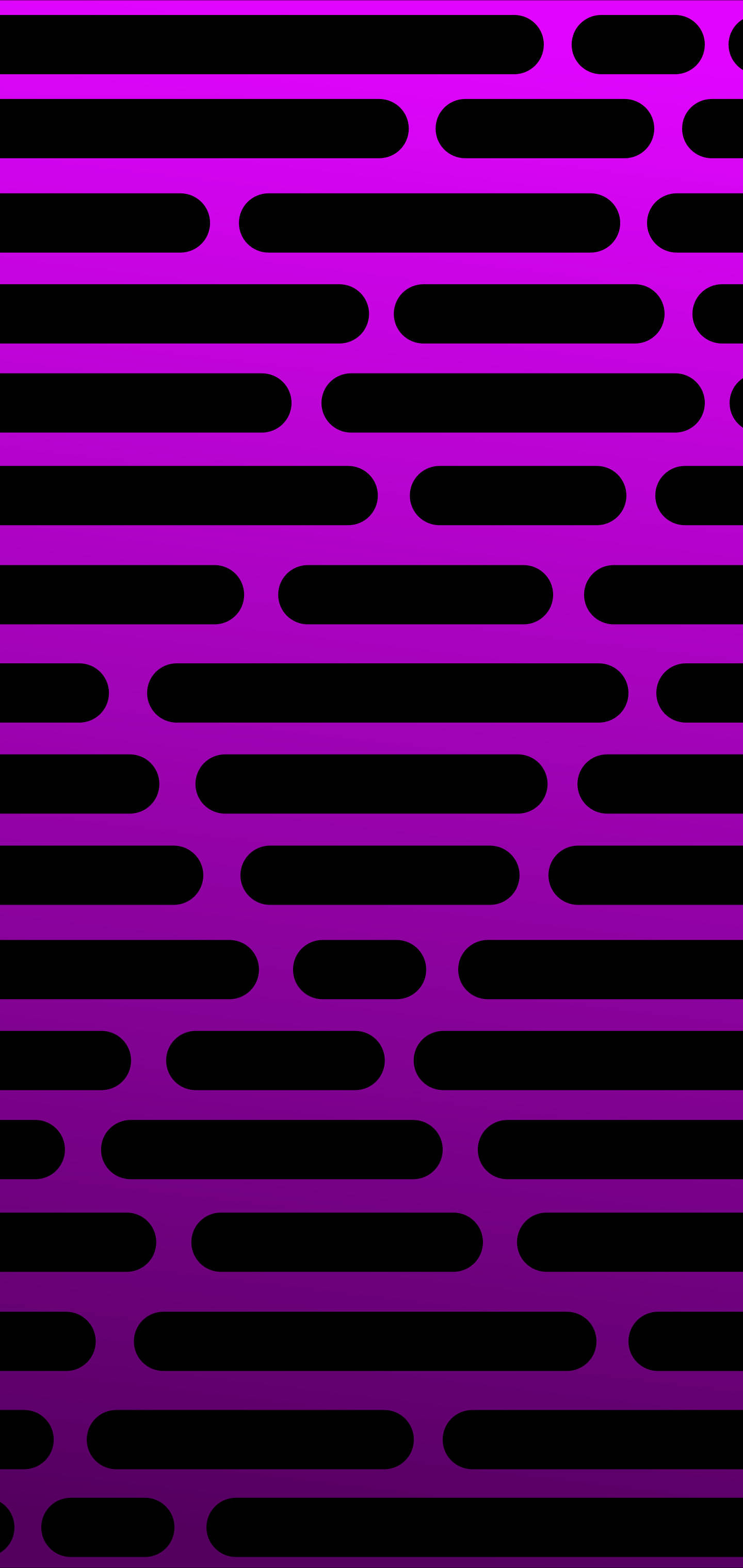 Shapes 桌布 壁紙 — 充滿活力的紫色漸變壁紙，帶有粗體黑色水平條紋，營造現代幾何圖案。