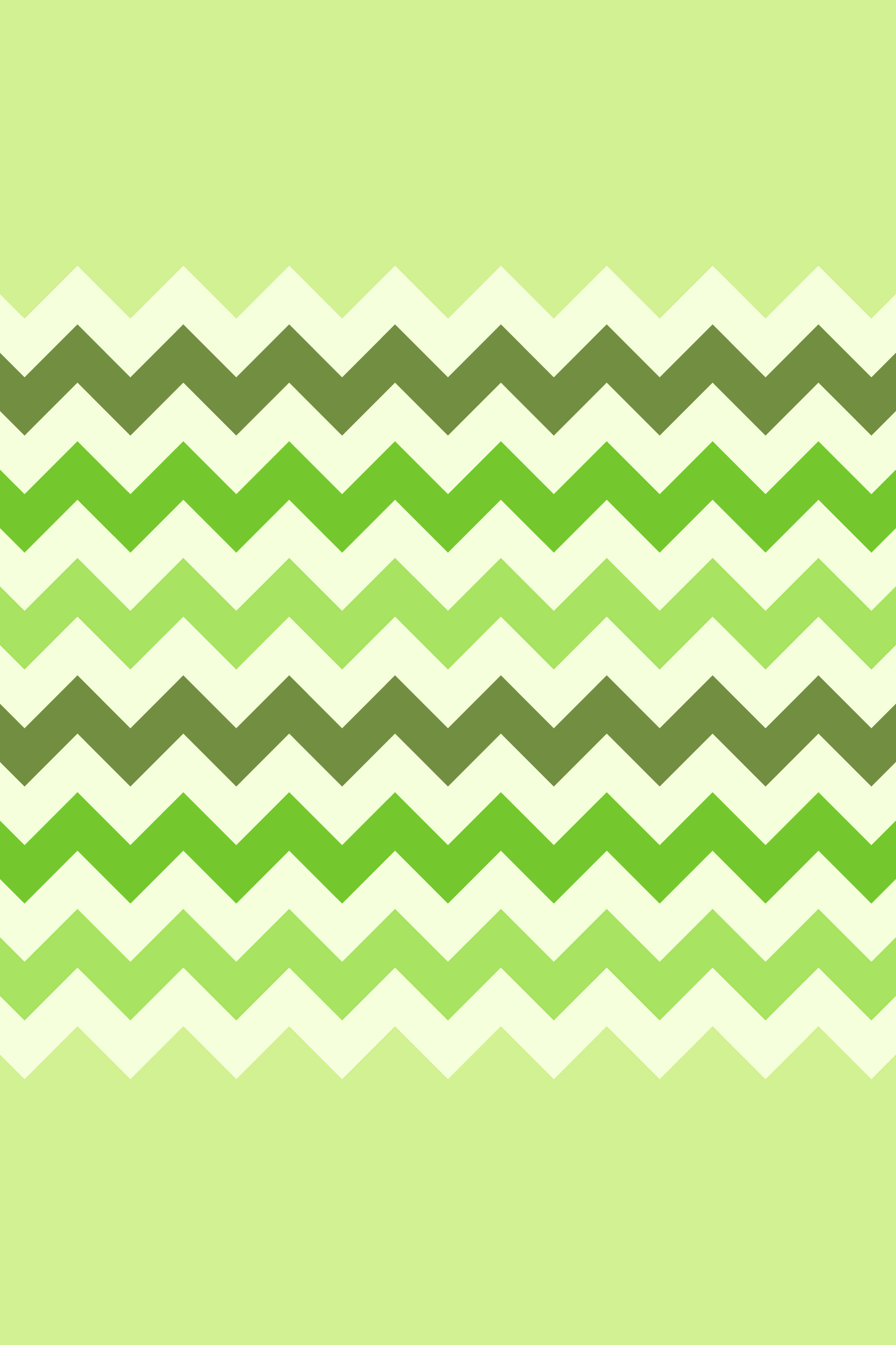 Cute Chevron 桌布 壁紙 — 充滿活力的綠色和奶油色之字形圖案壁紙，在柔和的薄荷色背景上重複V形條紋。