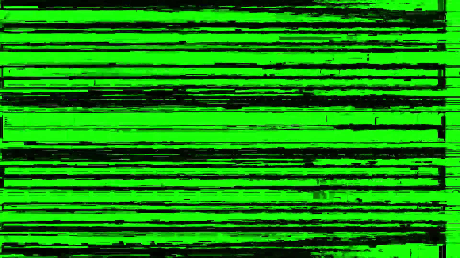 Glitch Effect 桌布 壁紙 — 充滿活力的綠色和黑色故障條紋創造出大膽的數位失真圖案。