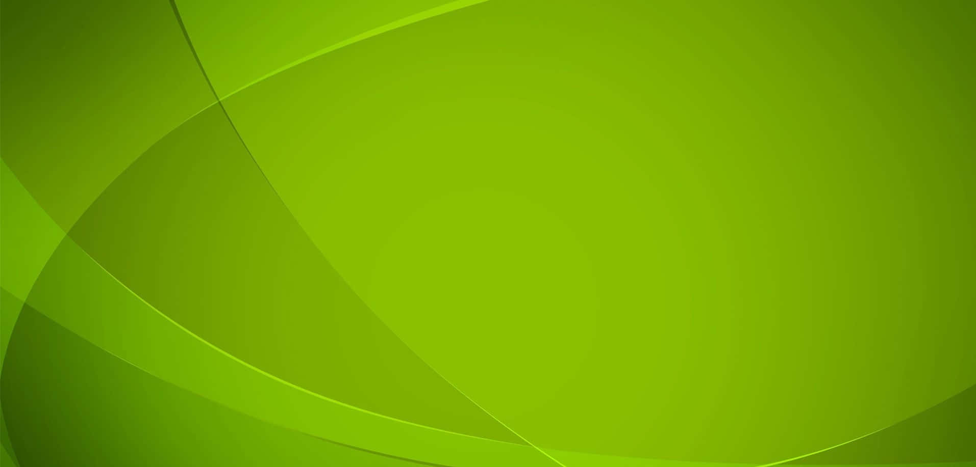 Cool Abstract 桌布 壁紙 — 充滿活力的綠色抽象背景，帶有流動的曲線和柔和的漸變。
