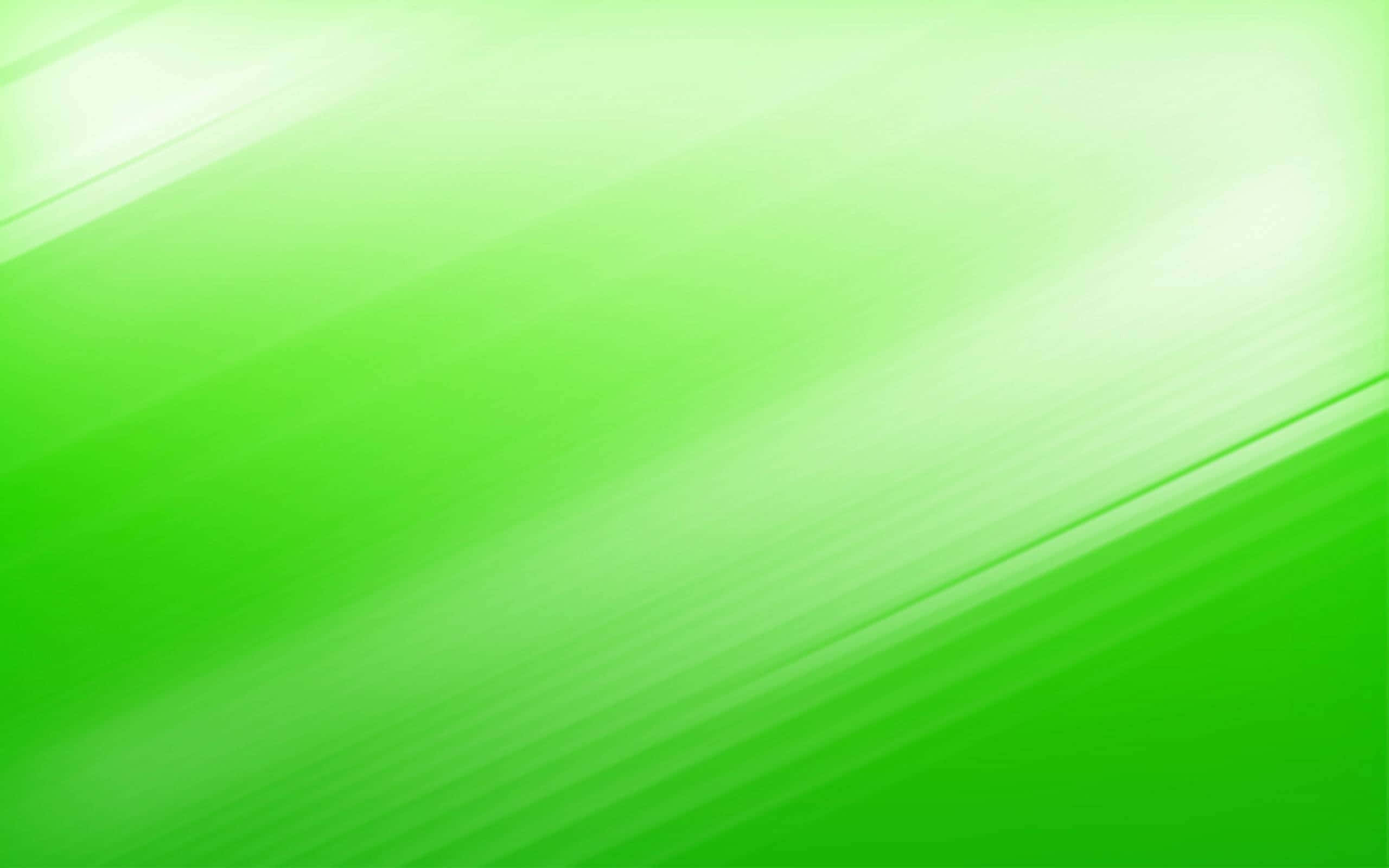 Light Green 桌布 壁紙 — 充滿活力的綠色漸變，帶有柔和的對角光線條紋，營造出平滑的抽象背景。