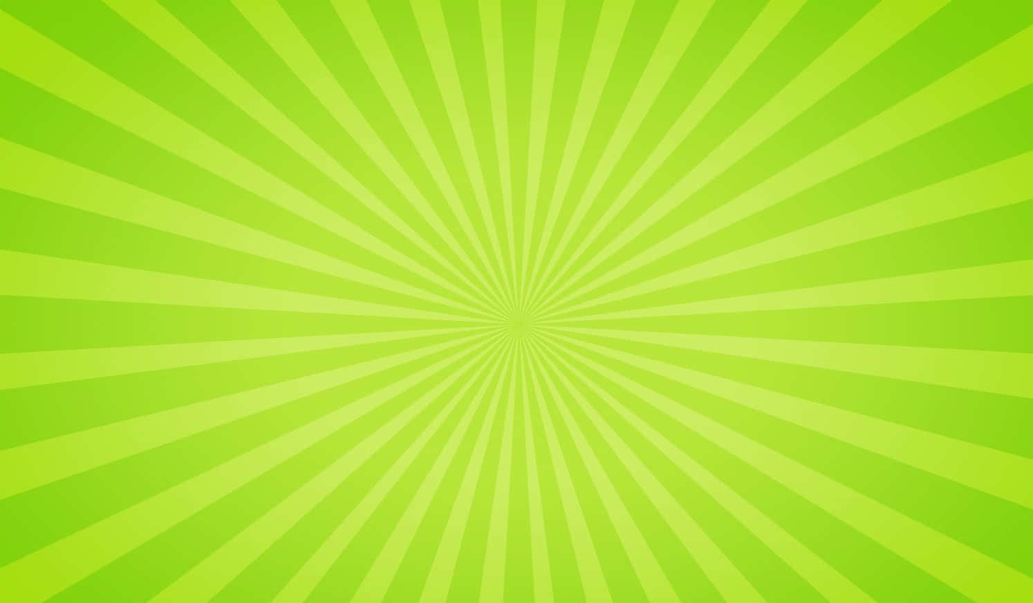 Starburst 桌布 壁紙 — 充滿活力的萊姆綠色徑向爆發圖案，從中心向外輻射，帶有漸變陰影。