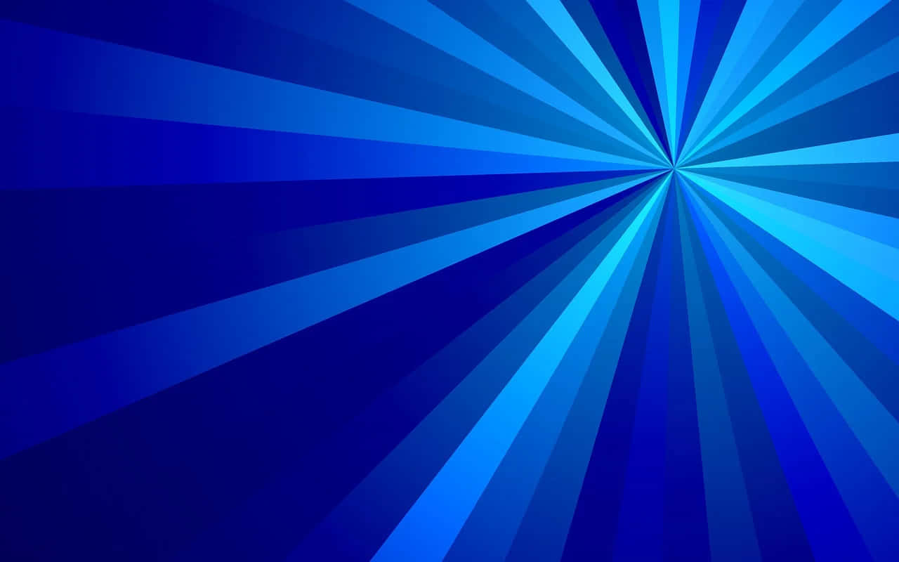 Rays 桌布 壁紙 — 充滿活力的藍色徑向爆發圖案從中心輻射，漸變色調營造出動態視覺能量。