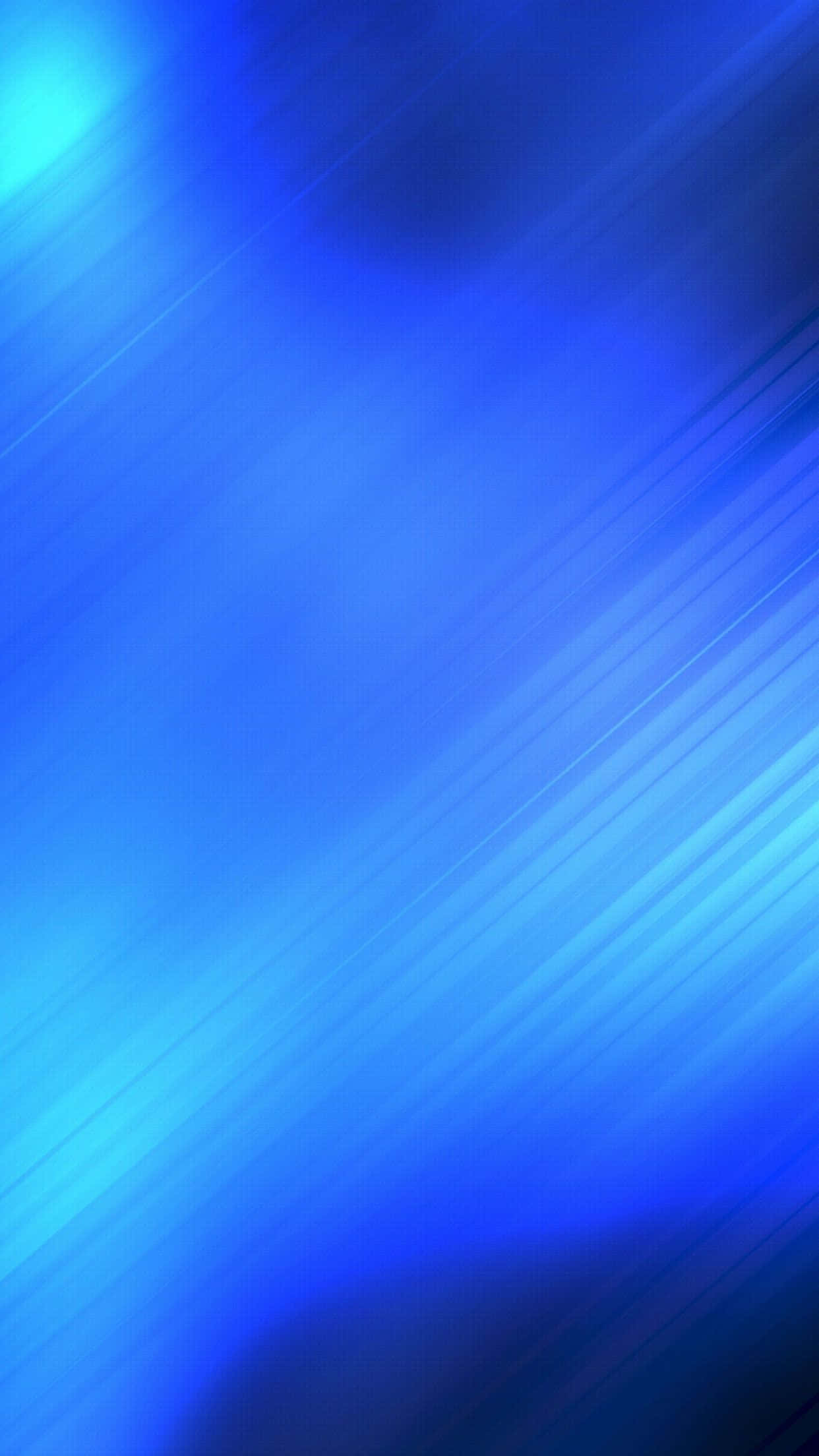桌布 壁紙 — 充滿活力的藍色漸變，帶有對角光線條紋和柔和發光高光。